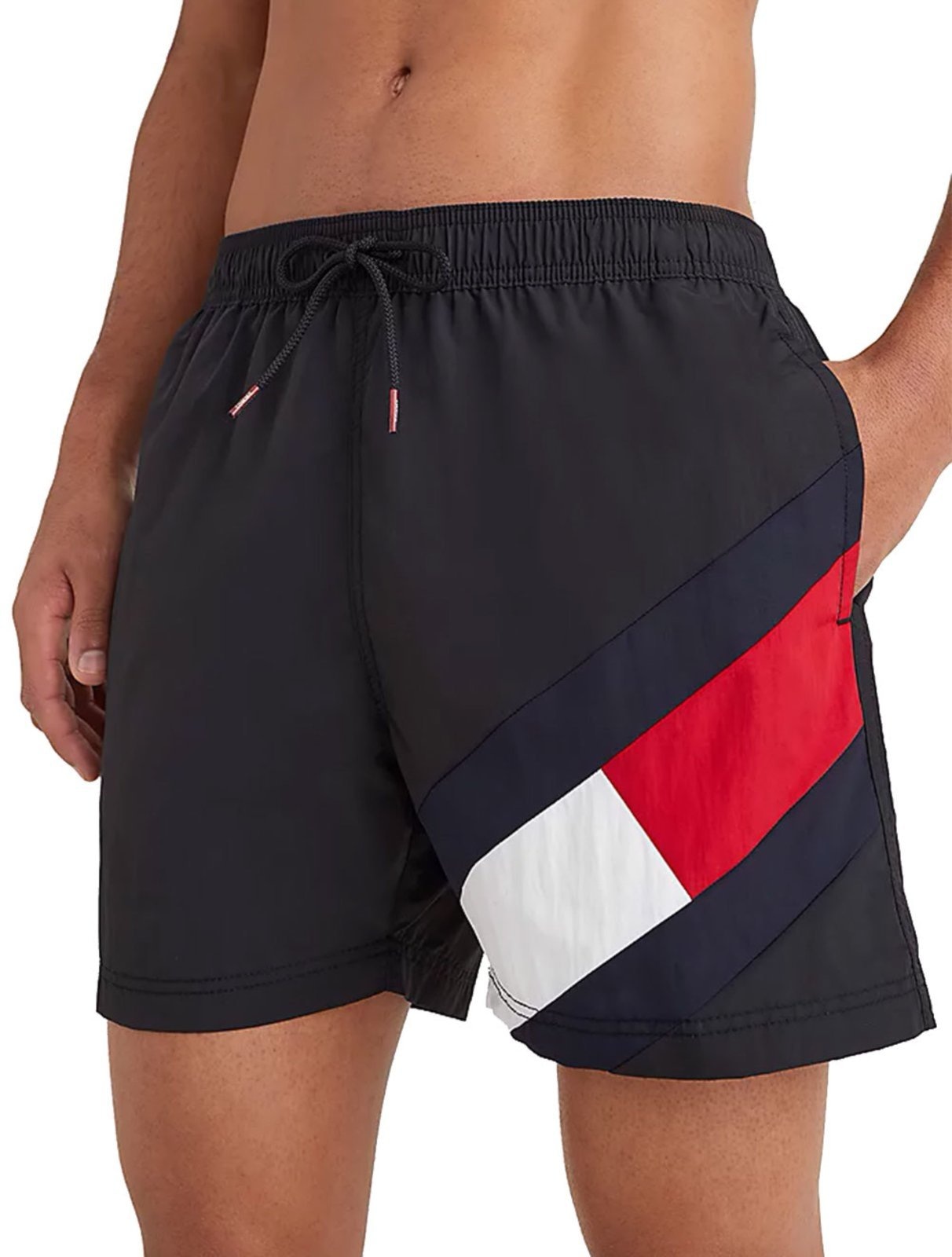 Imagem principal Short Tommy Hilfiger Masculino Medium Drawstring Diagonal Sash Tommy Hilfiger preto