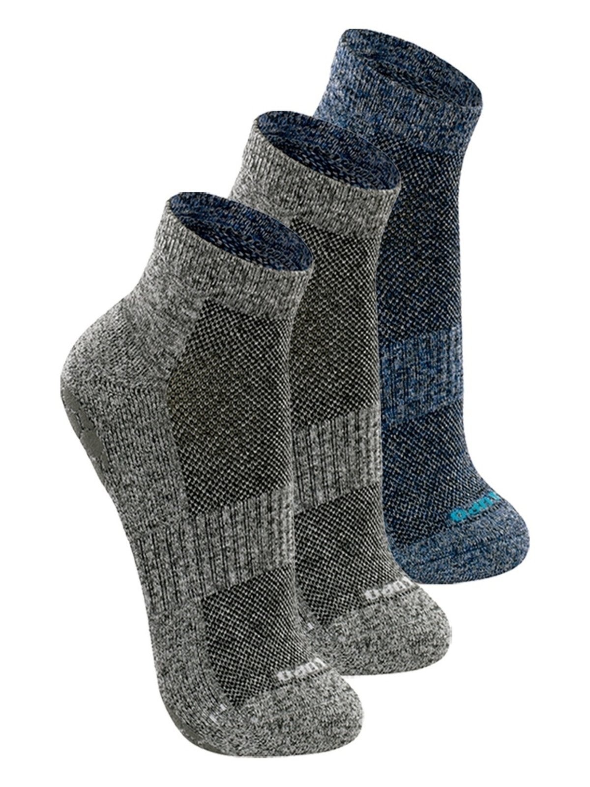 Imagem principal Kit com 3 Pares de Meias Antiderrapante Pilates Lupo Lupo cinza