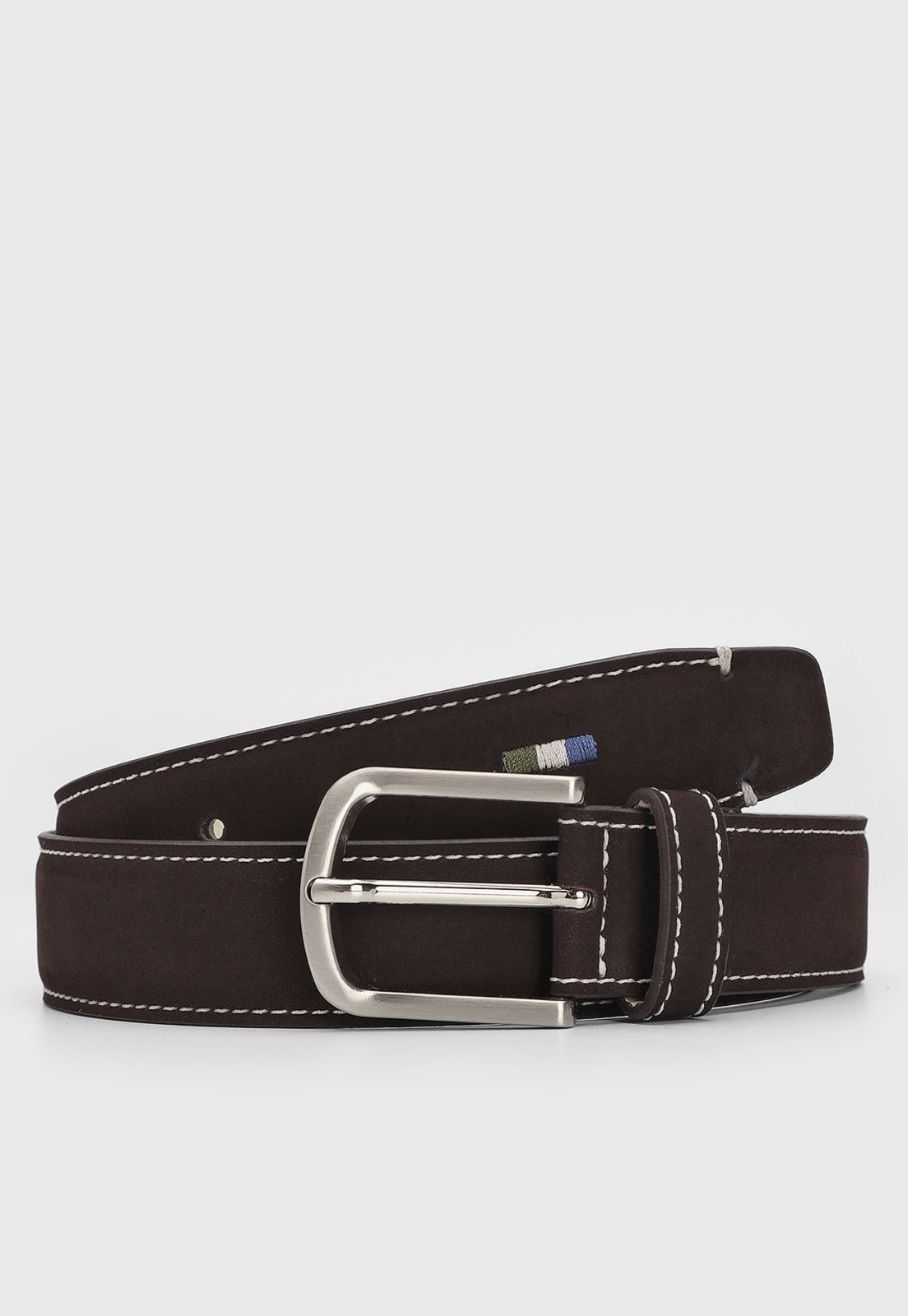 Imagem principal Cinto Masculino Reserva Bordado Pesponto Chocolate Reserva marrom