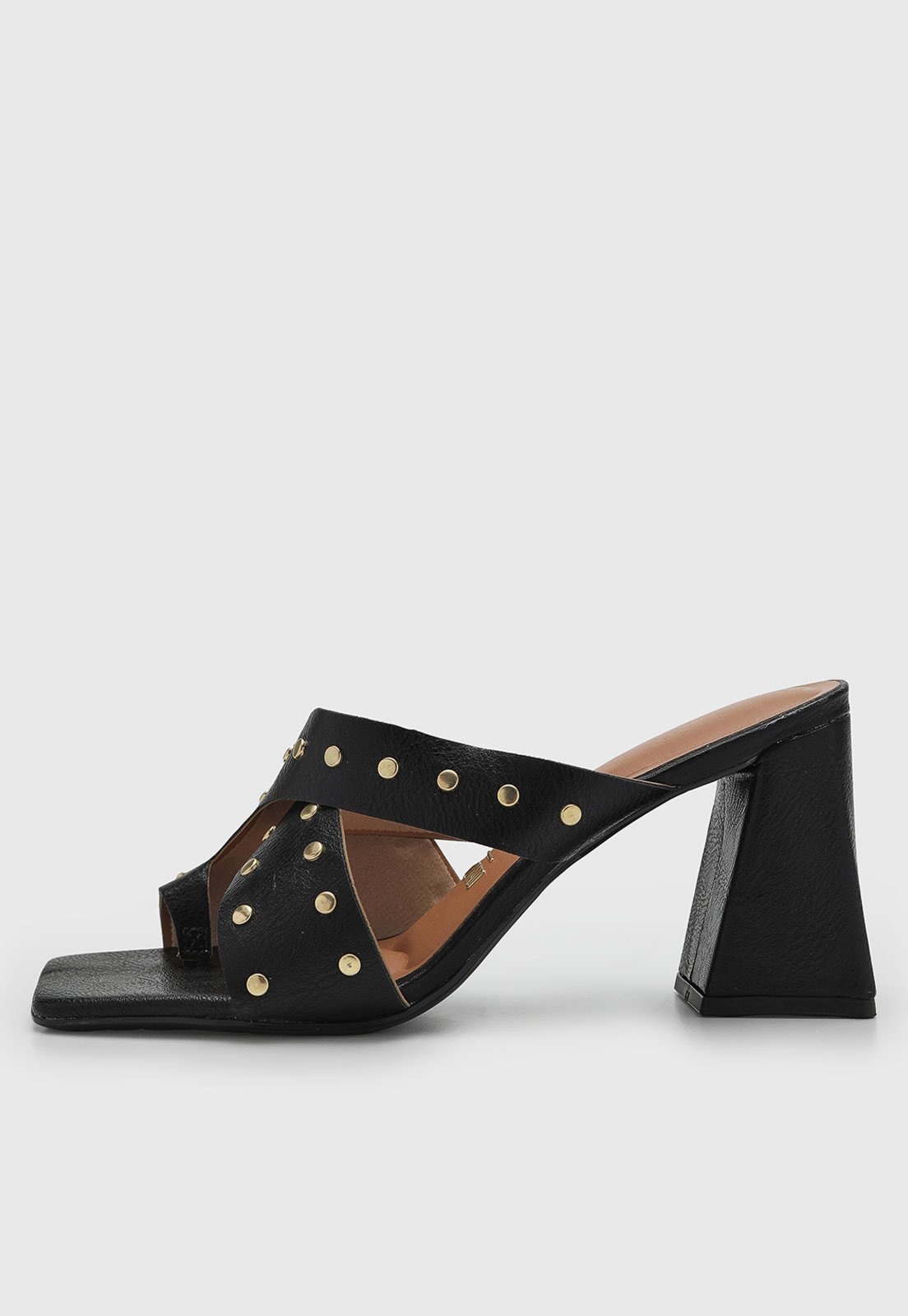 Imagem principal Sandália Feminina Vizzano Salto Quadrado Preta VIZZANO preto