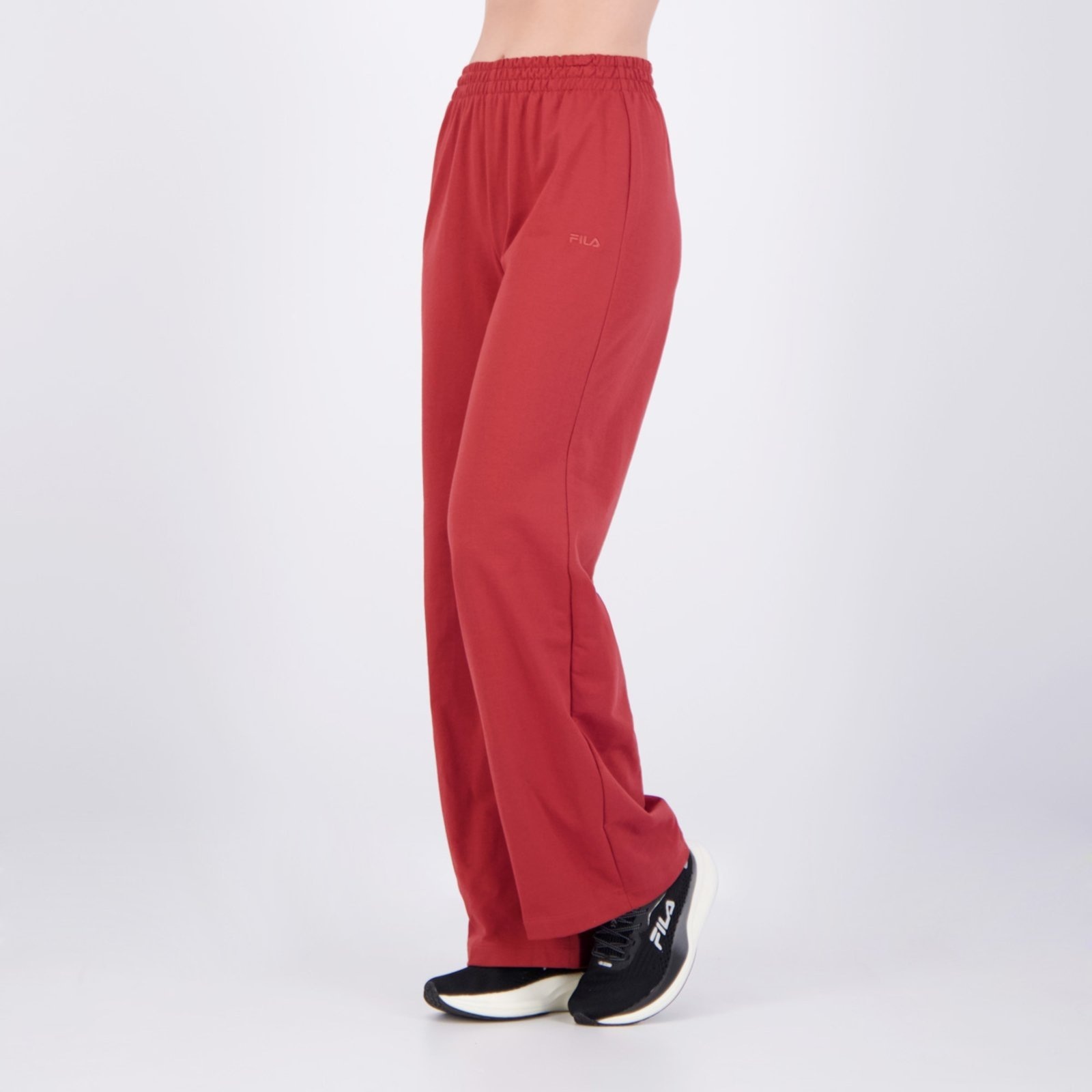 Imagem principal Calça Fila Classic Light Basic Feminina Bordô Fila vermelho