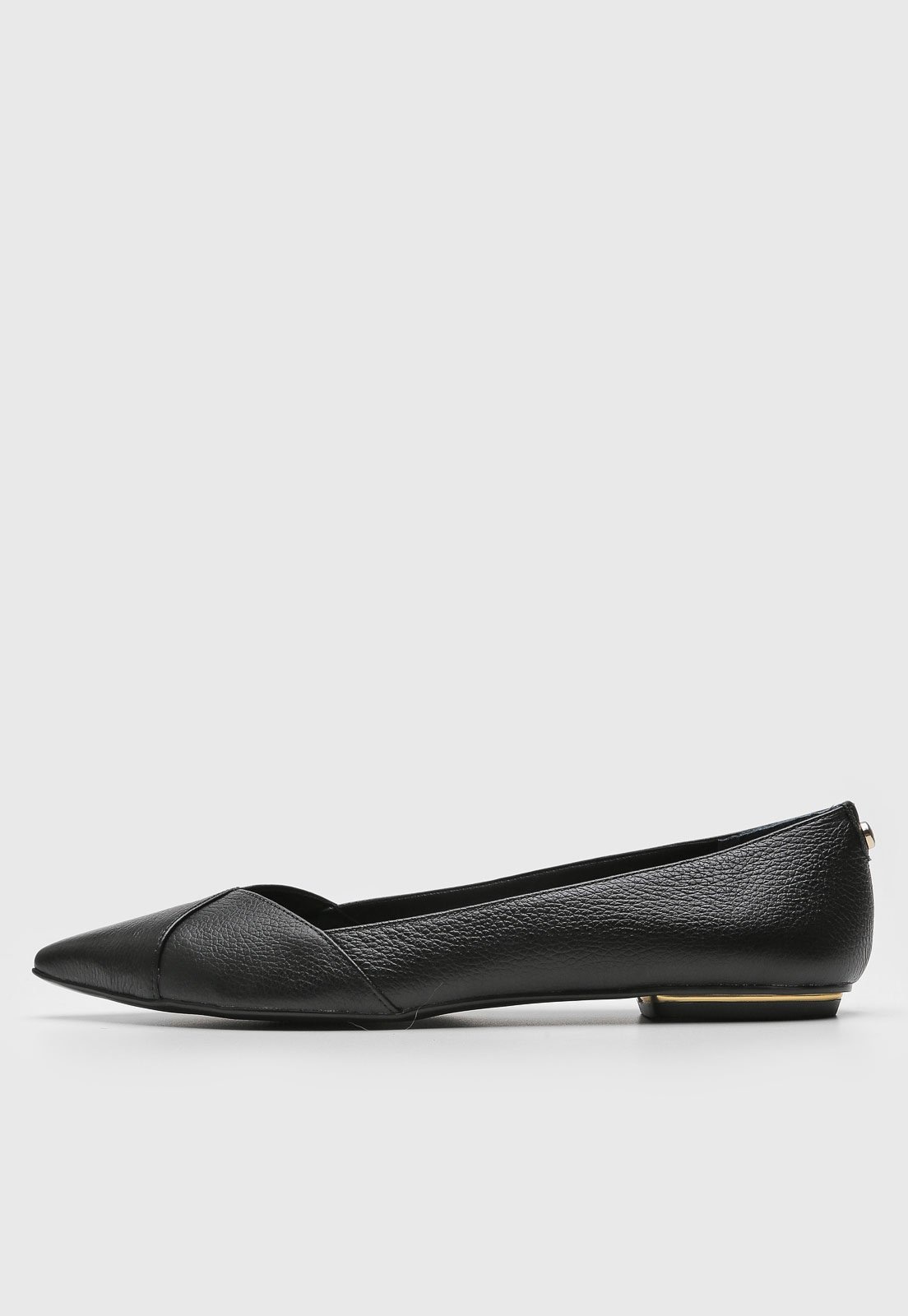 Imagem principal Sapatilha Couro Jorge Bischoff Bico Fino Preta Jorge Bischoff preto