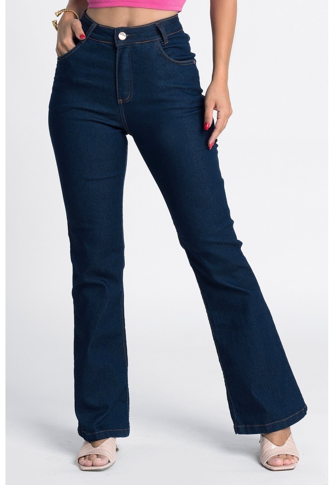 Imagem principal Calça Flare Automic Cintura Alta Meu Jeans jeans