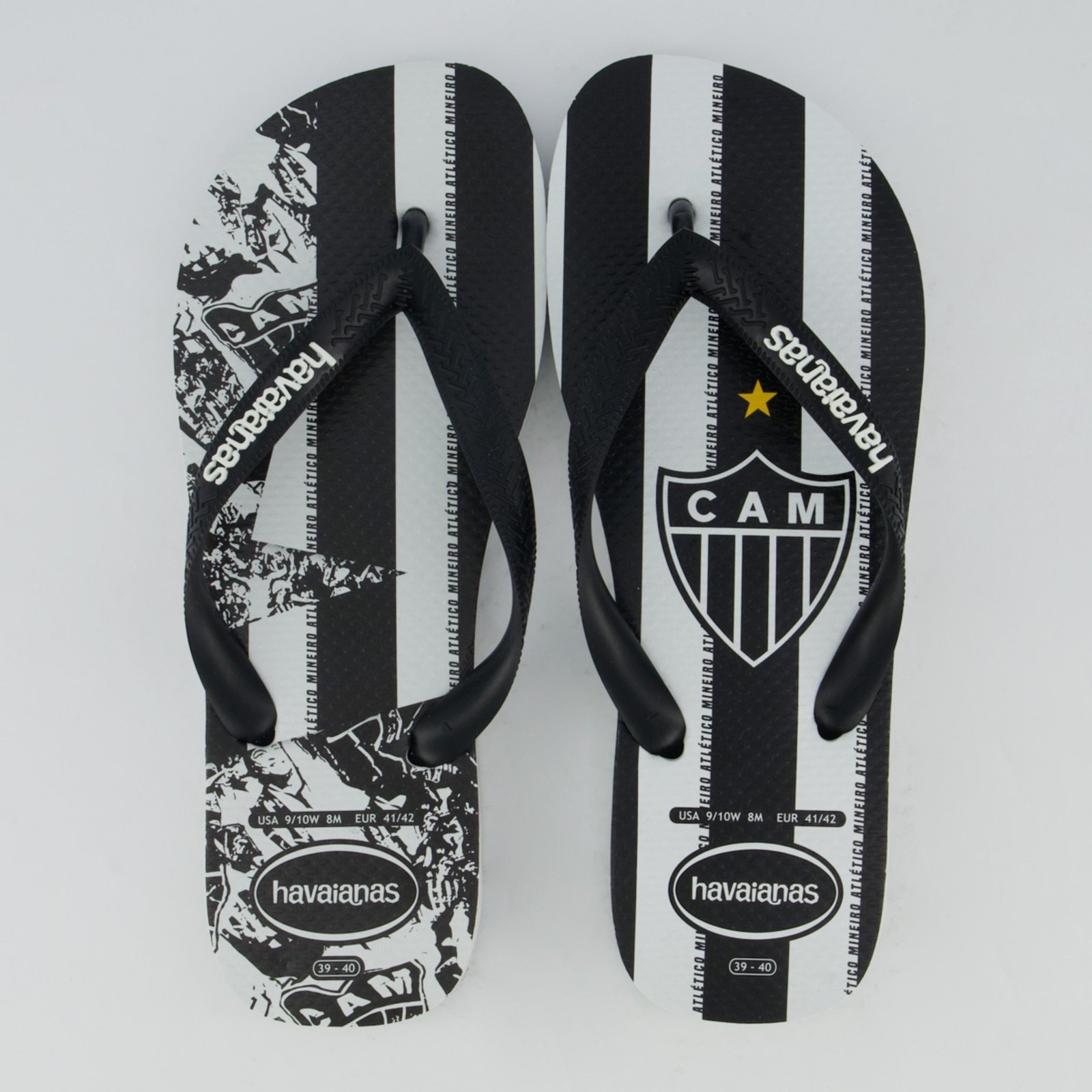 Imagem principal Chinelo Havaianas Atlético Mineiro e Branco Havaianas preto