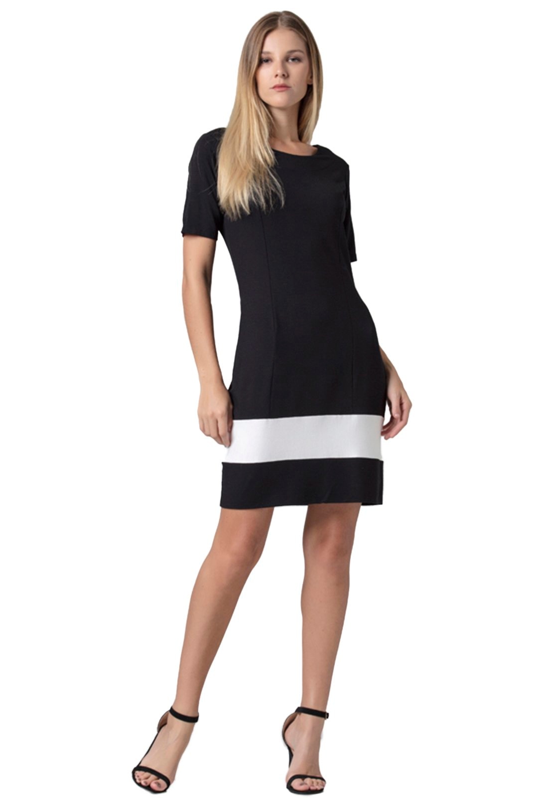 Imagem principal Vestido Amazonia Vital Curto Black & White Amazonia Vital preto black