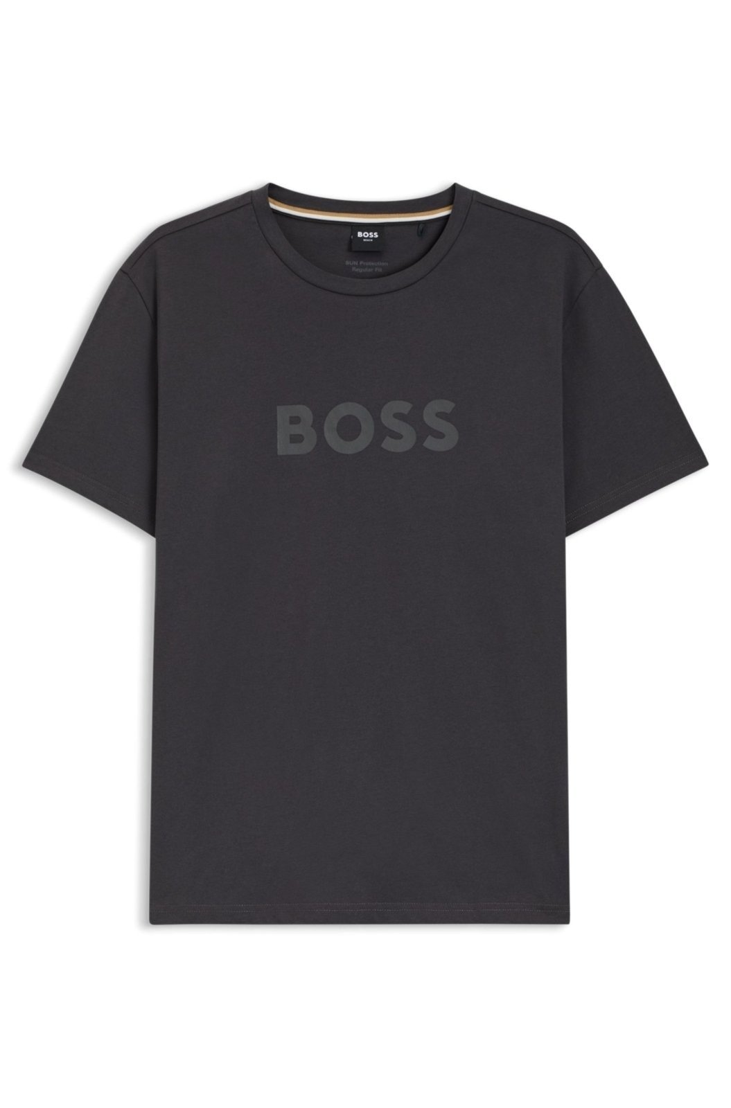 Imagem principal Camiseta Em Jersey De Algodão Com Proteção Uv Fps 50+ Boss cinza