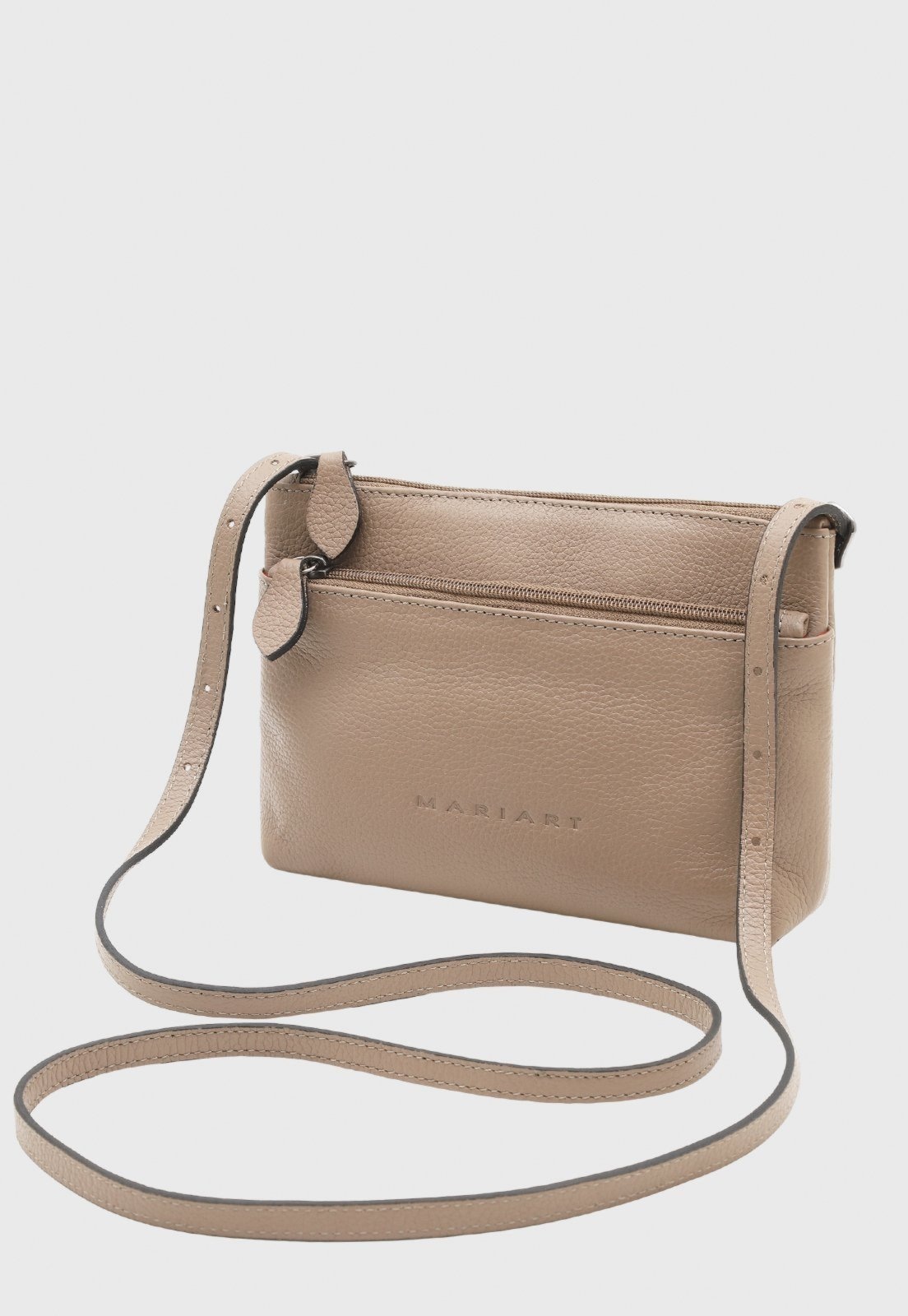 Imagem principal Bolsa Transversal de Couro Mariart Ágata New Mariart bege