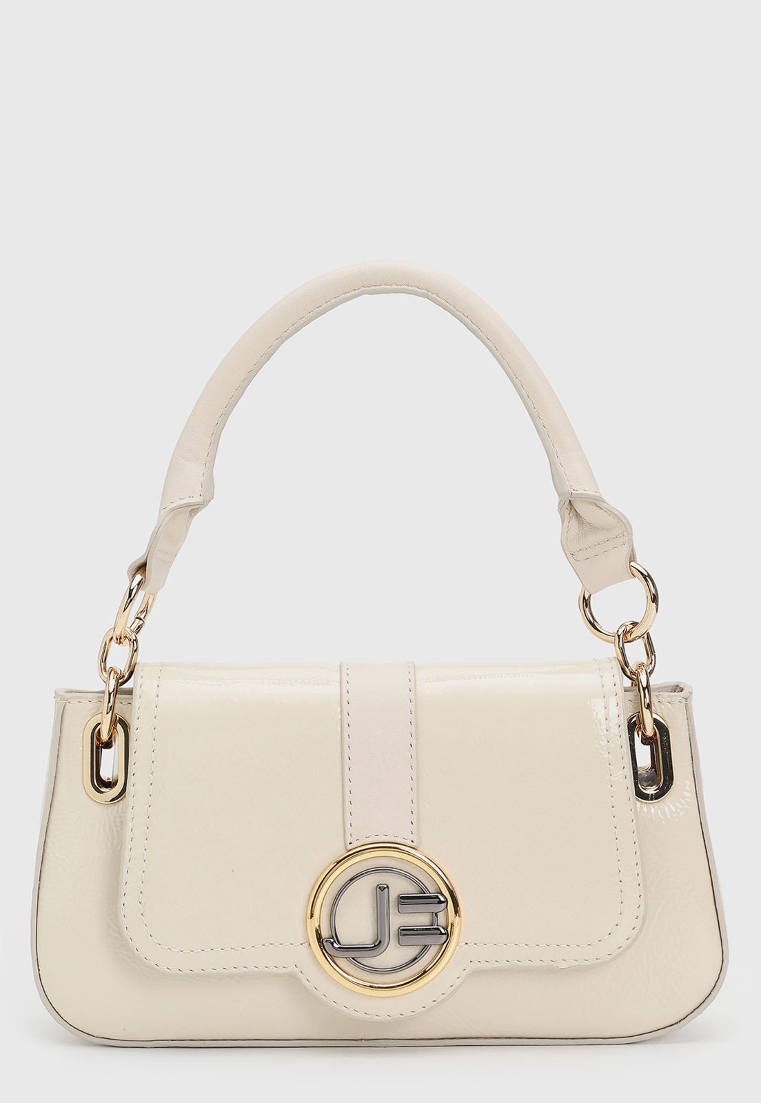 Imagem principal Bolsa Feminina Jorge Bischoff Detalhe Metálico Off-White Jorge Bischoff off-white white