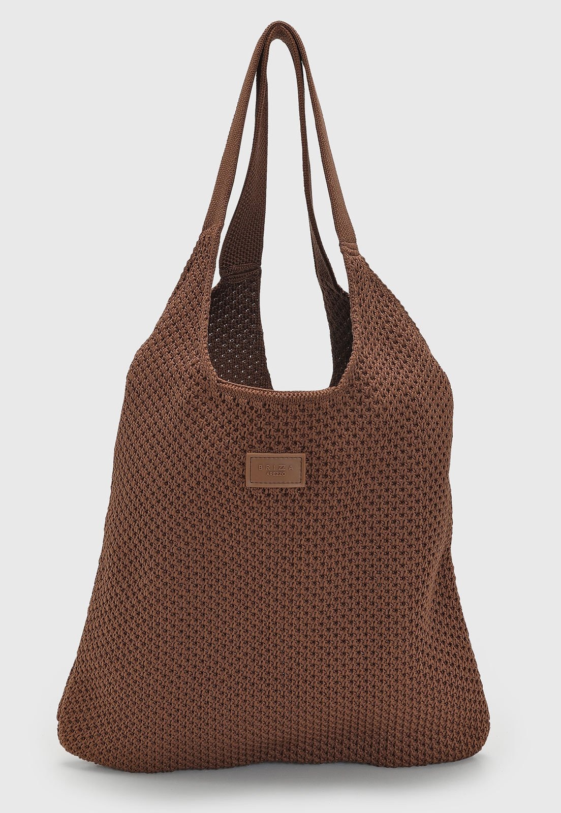 Imagem principal Bolsa Feminina Brizza Arezzo Textura Tramado Brizza Arezzo marrom