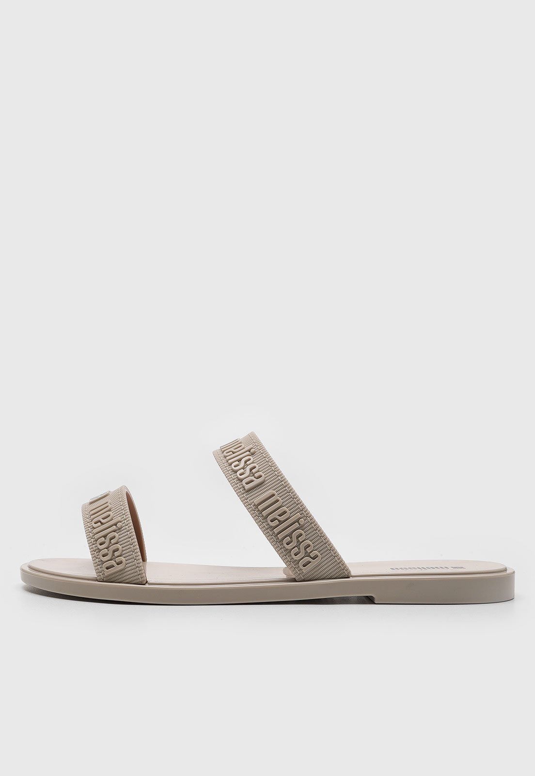 Imagem principal Rasteira Feminina Melissa Duas Tiras Dedo Melissa bege