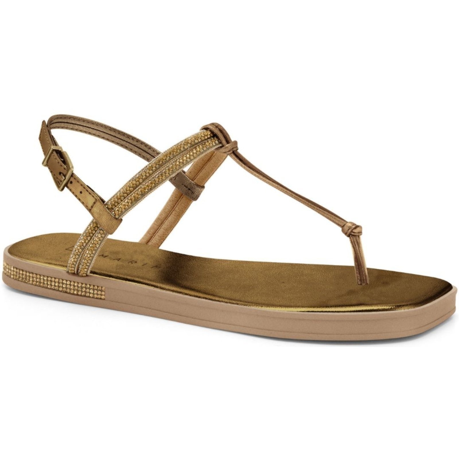 Imagem principal Sandália Rasteira Feminina Ramarim 24 RAMARIM bronze