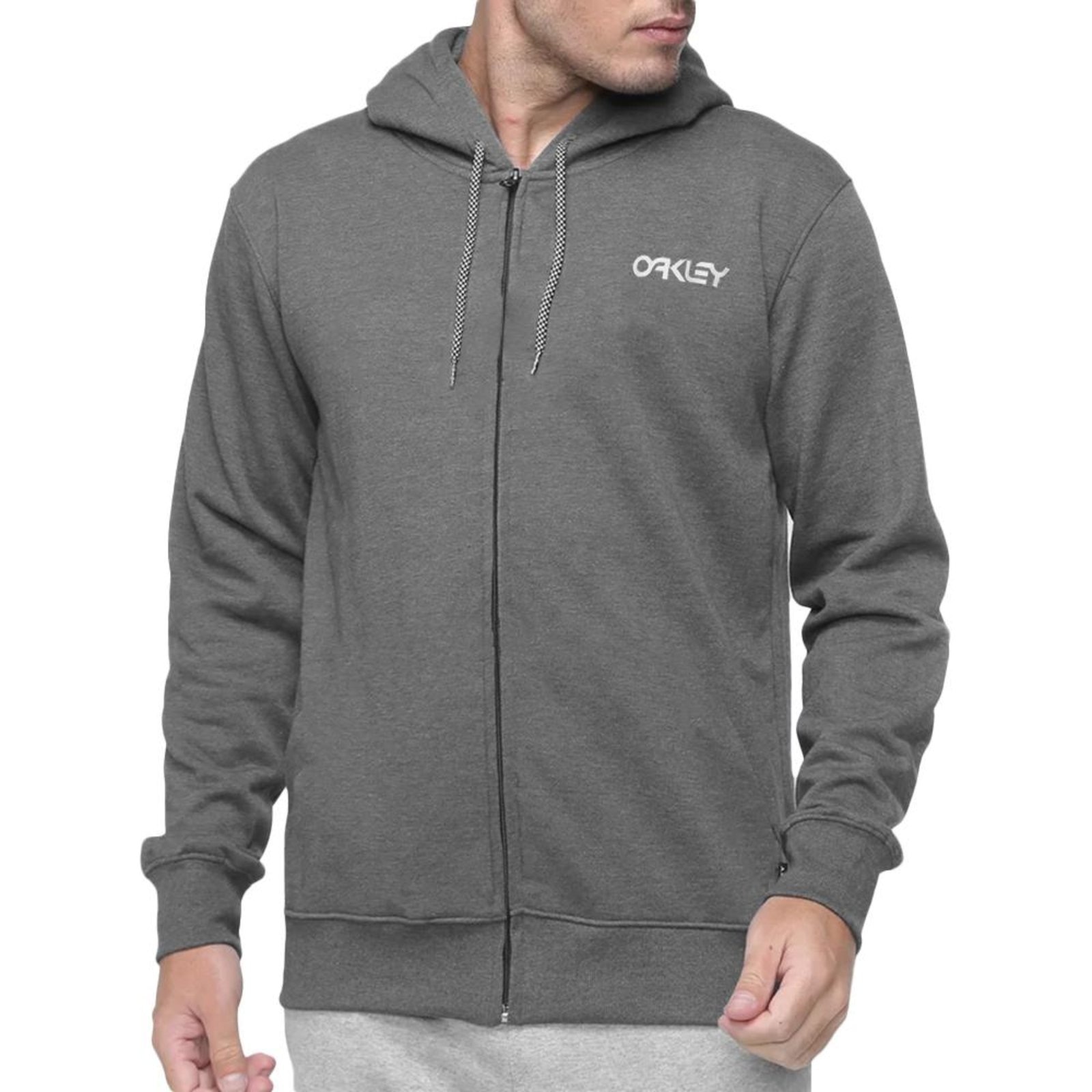 Imagem principal Moletom Oakley Aberto B1B Embroidery F/Z WT23 Atlhetic Grey Oakley cinza grey