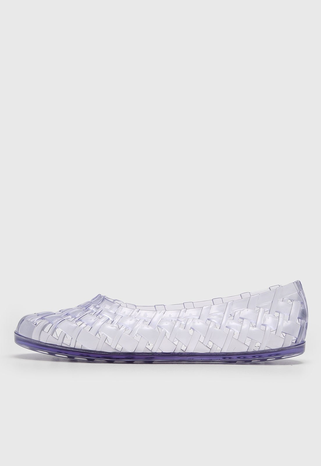 Imagem principal Sapatilha Melissa Trançada Transparente Roxa Melissa roxo