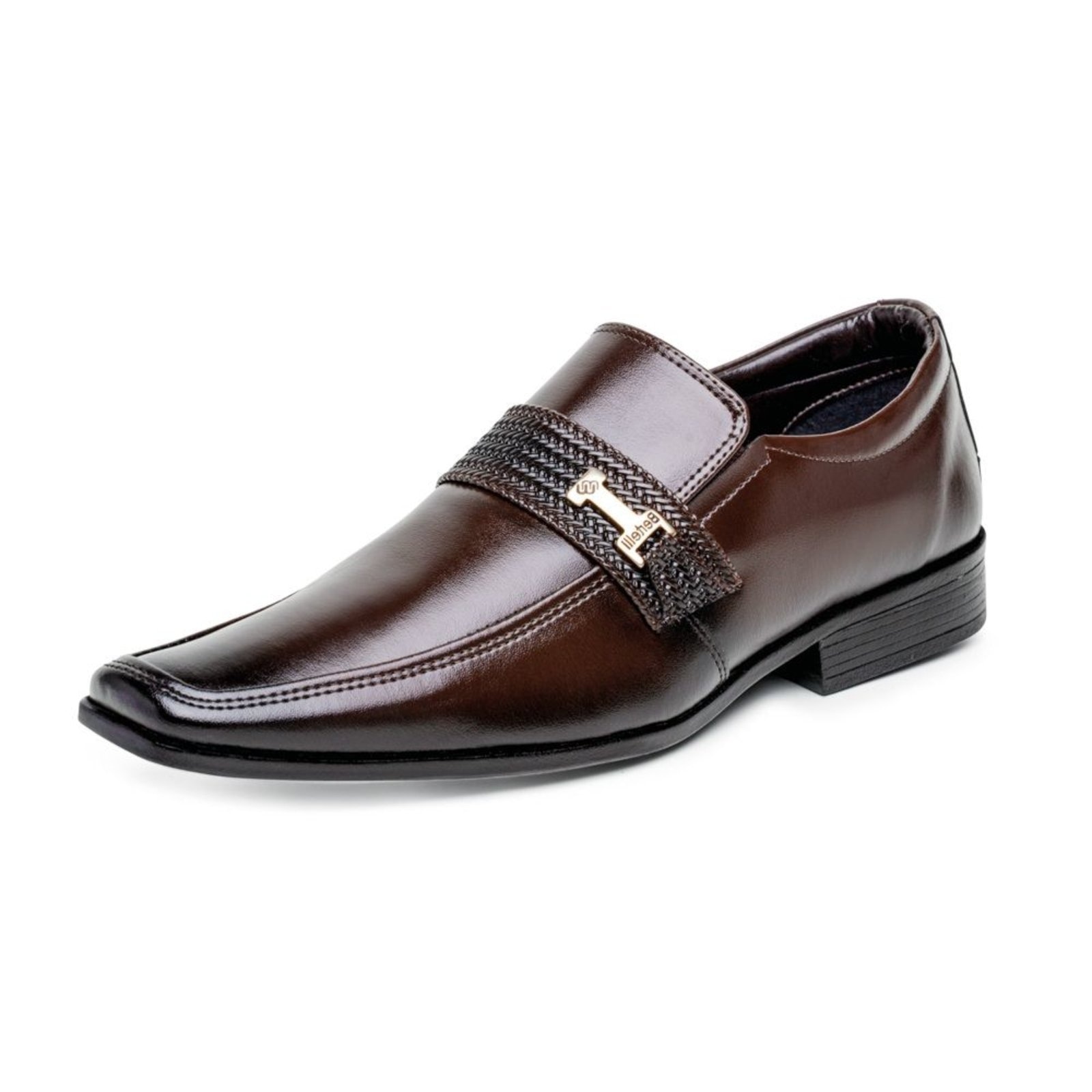 Imagem principal Sapato Social Masculino Ortopédico Confortável Classíco Macio Básico Bia Ramos café