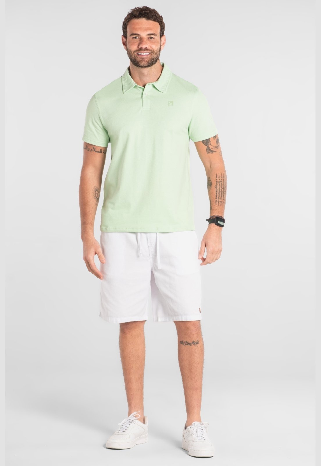 Imagem principal Camisa Polo em Piquet The Philippines The Philippines verde