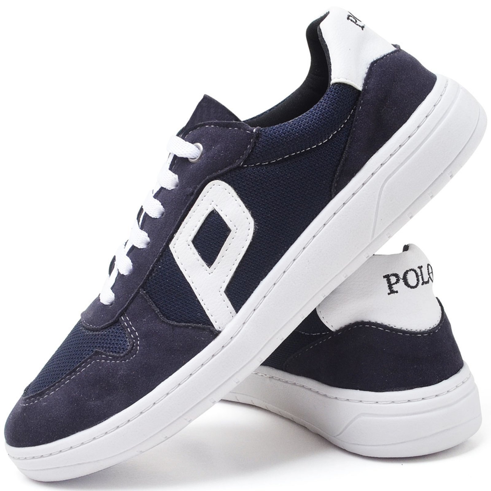 Imagem principal Tênis Masculino Casual Esportivo Cano Baixo Conforto do a 44 Polo Blu preto