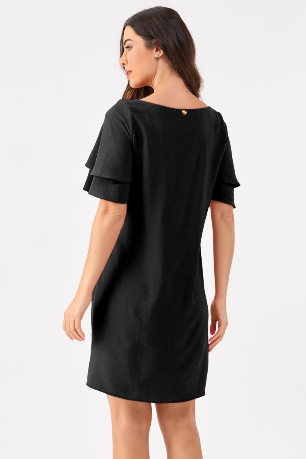 Imagem principal Vestido Curto PKS Manga Dupla PKS preto