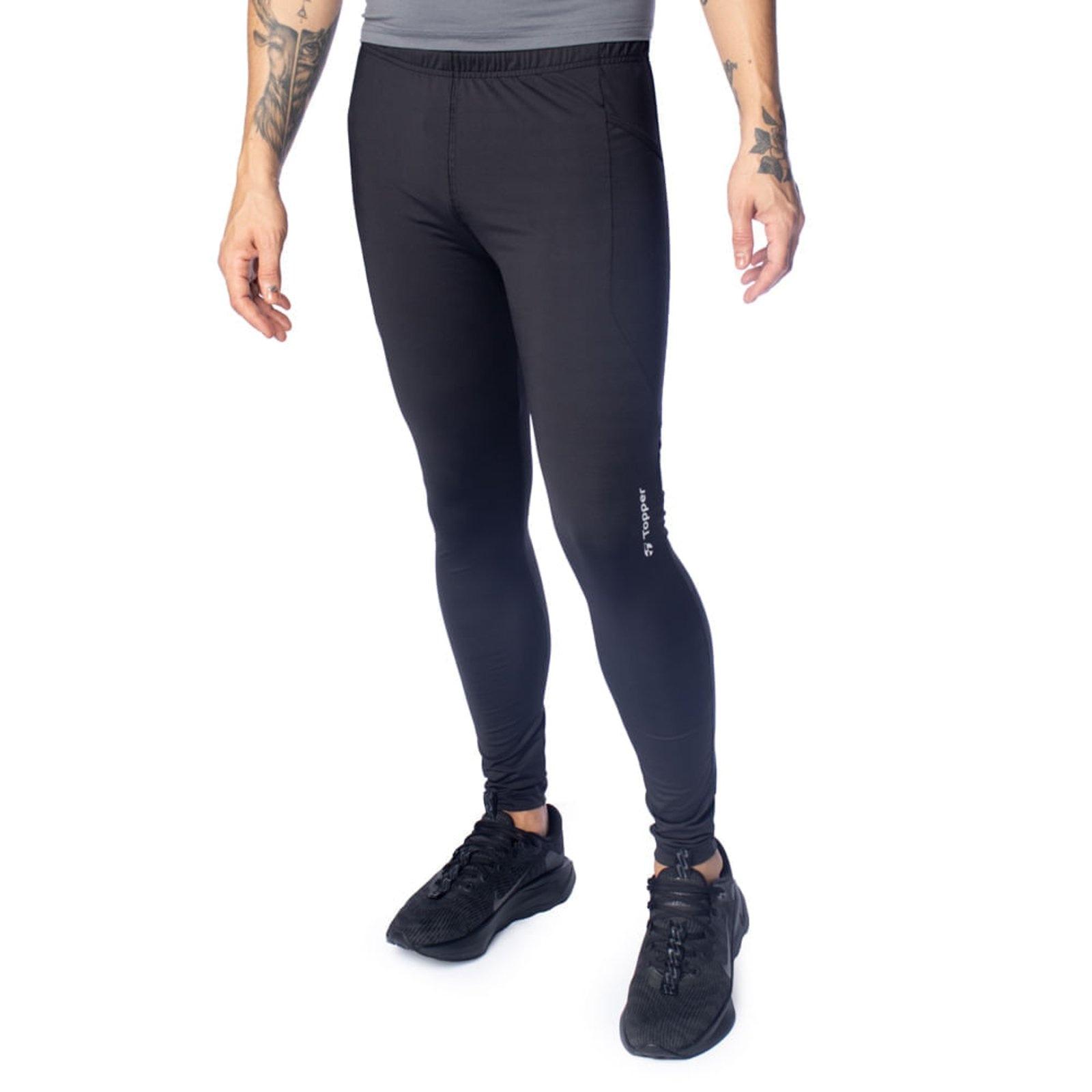 Imagem principal Legging Masculina Topper Performance Bolsos Reflexivo Topper preto