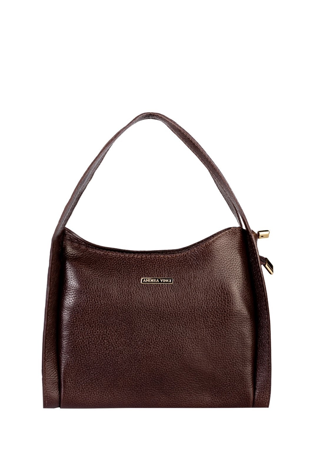Imagem principal Bolsa Andrea Vinci De Mão Em Couro Liso Helena - Café Andrea Vinci azul