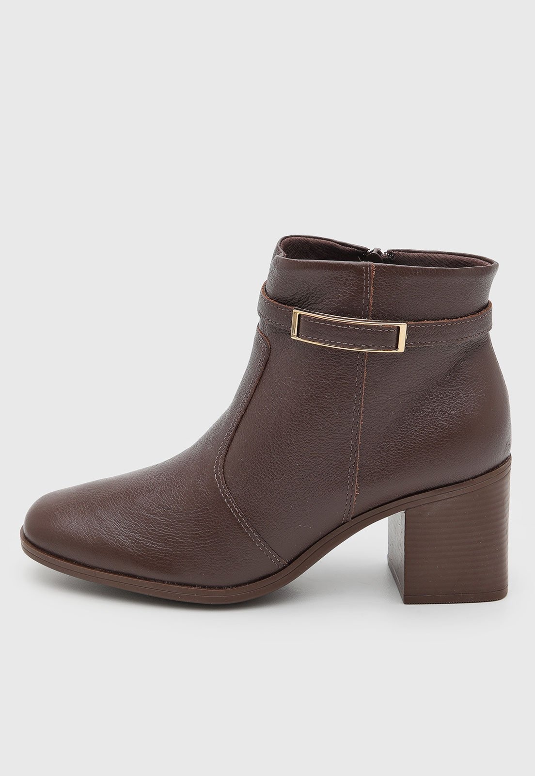 Imagem principal Bota Feminina cê Cano Baixo BEBECÊ marrom