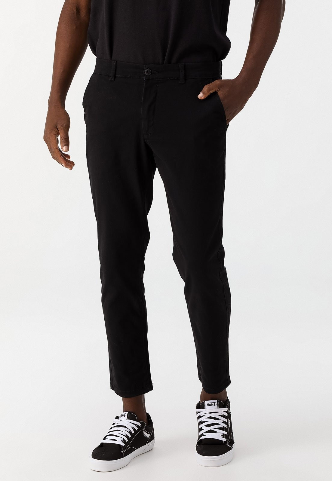 Imagem principal Calça Jack & Jones Reta Lisa Preta jack & jones preto