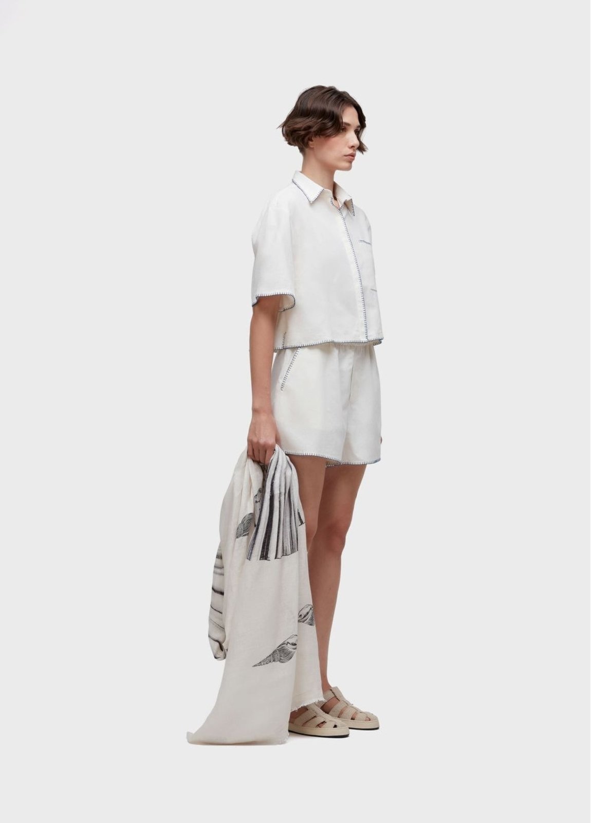 Imagem principal Short bordado knot Osklen off-white