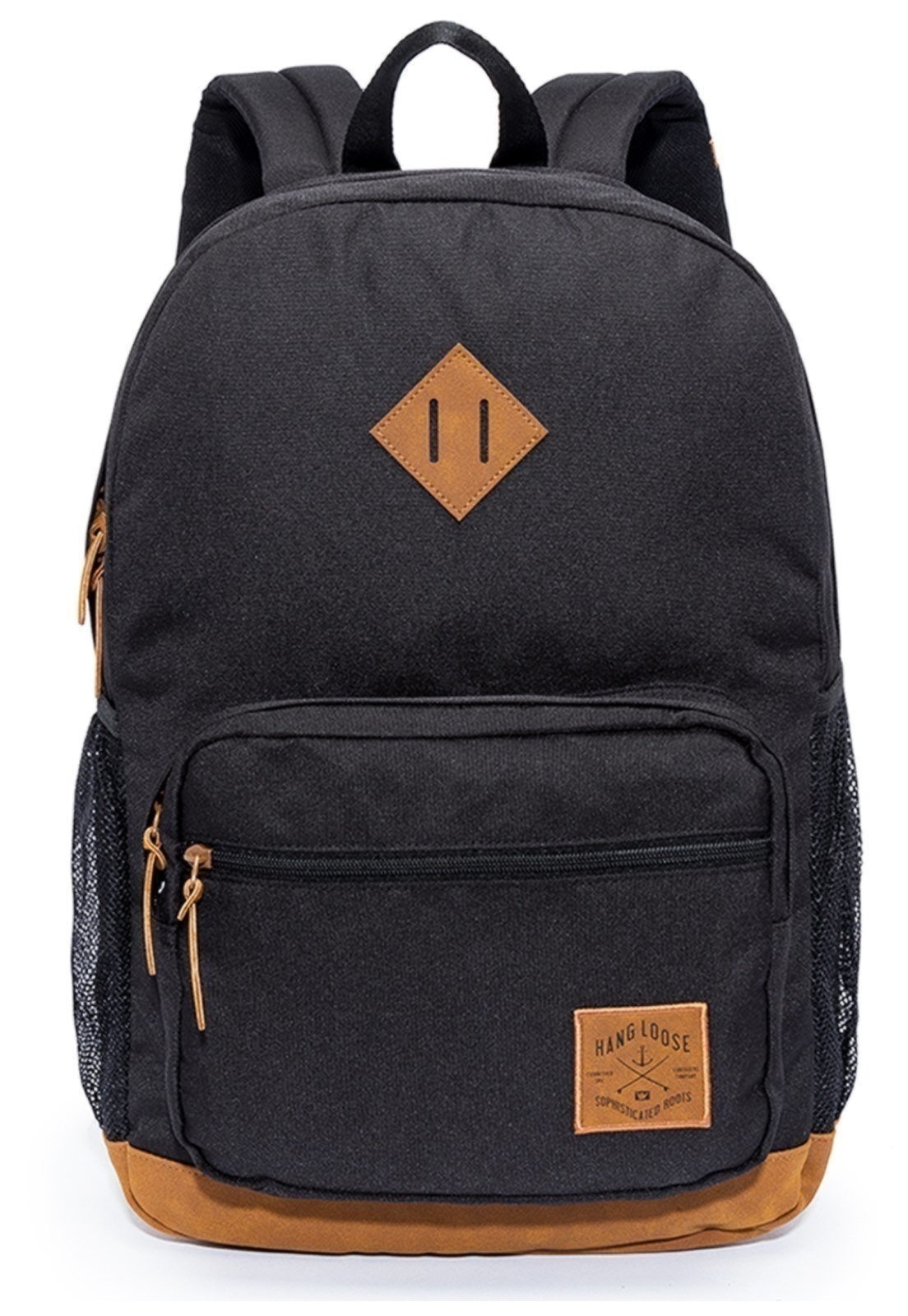 Imagem principal Mochila Smooth Hang Loose Original Casual Escolar Faculdade Viagem Hang Loose preto