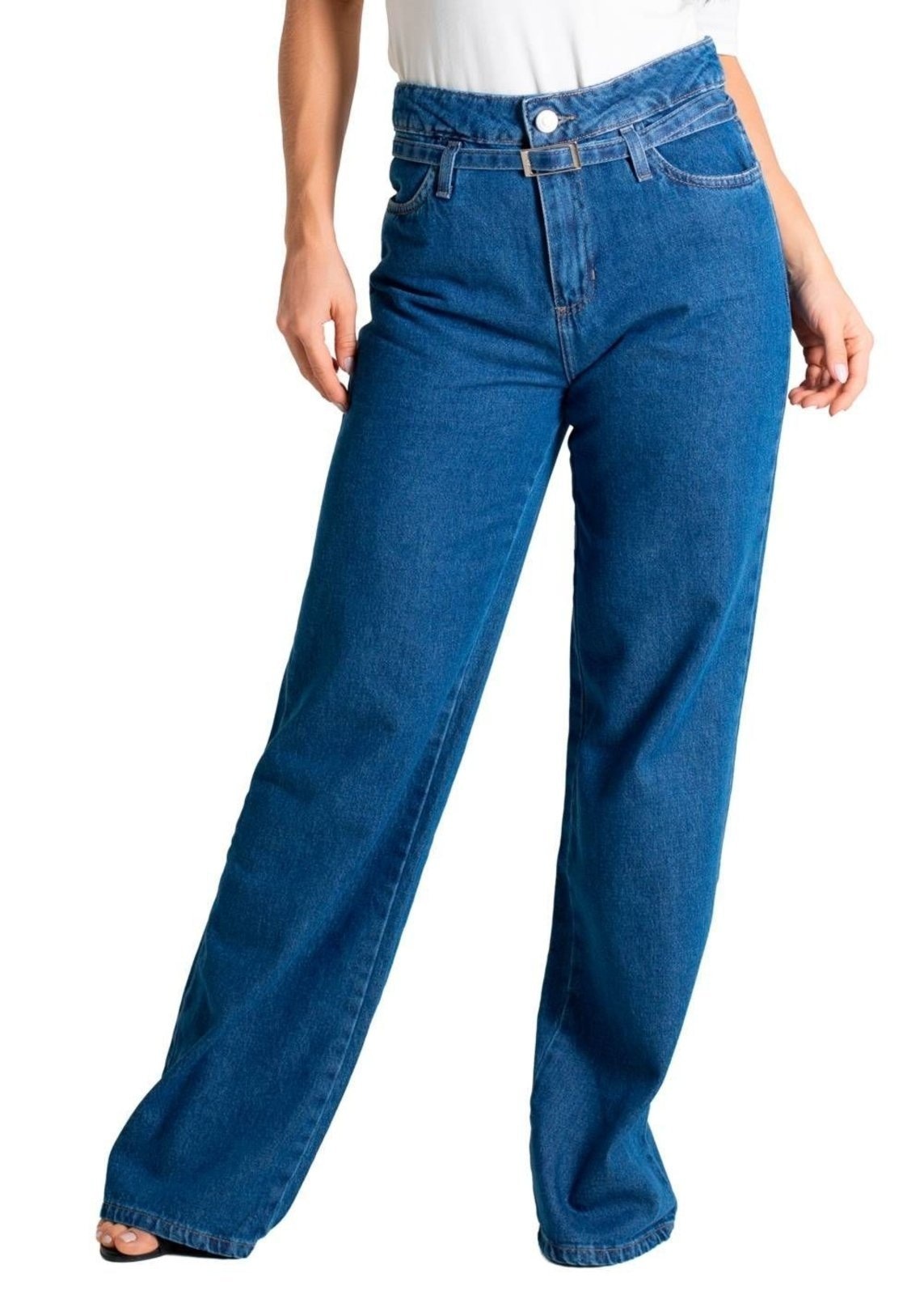 Imagem principal Calça Jeans Sawary Wide Leg - 280186 Sawary azul