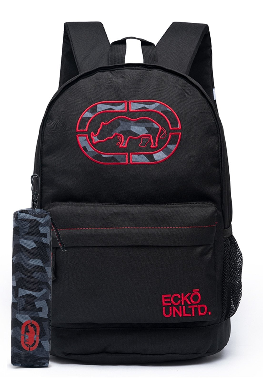 Imagem principal Mochila Estojo Masculina Escolar Trabalho Original Faculdade Ecko preto