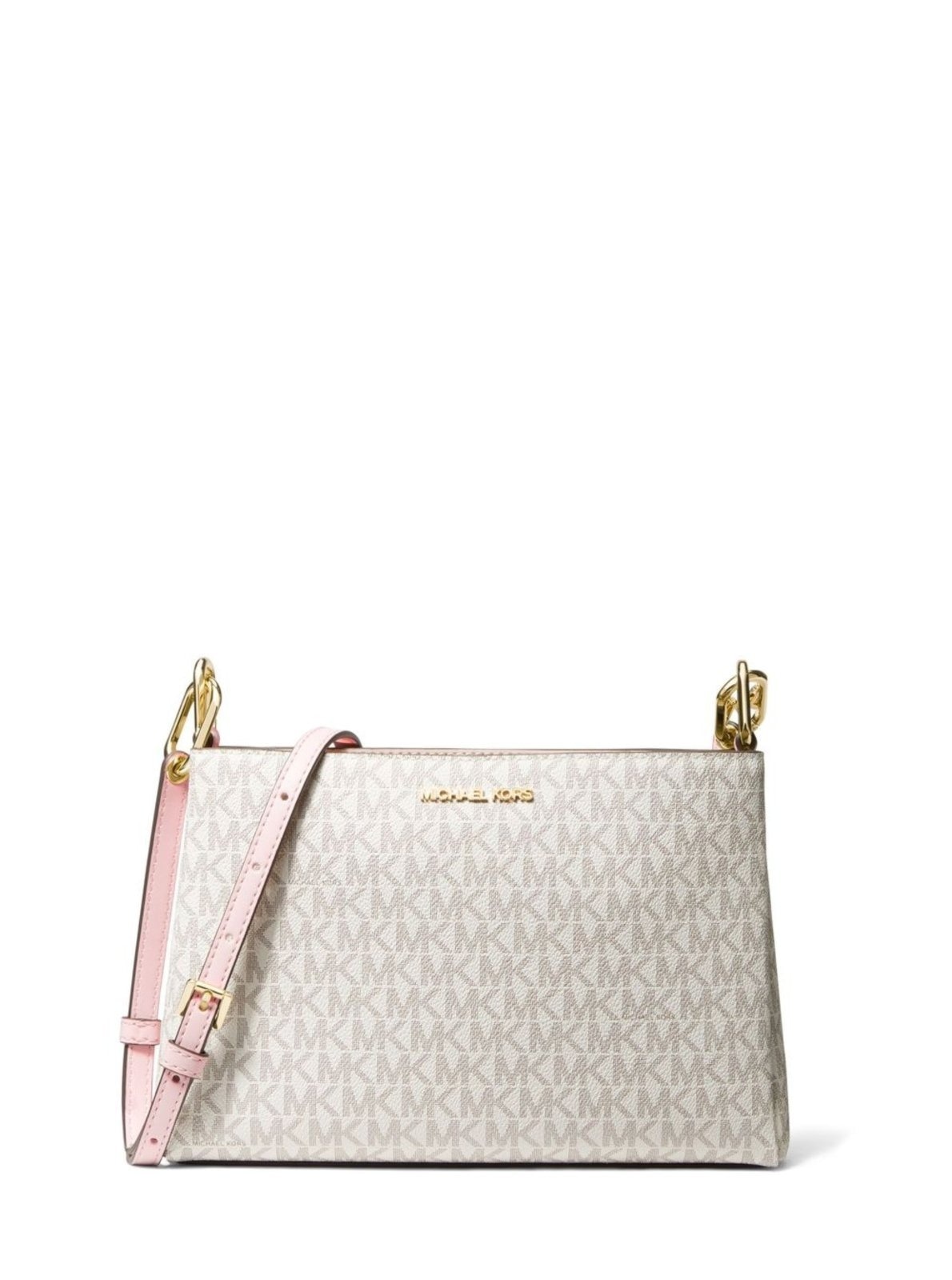 Imagem principal Bolsa Transversal Trisha Logo Média 35H1g9tc8b640 Michael Kors rosa
