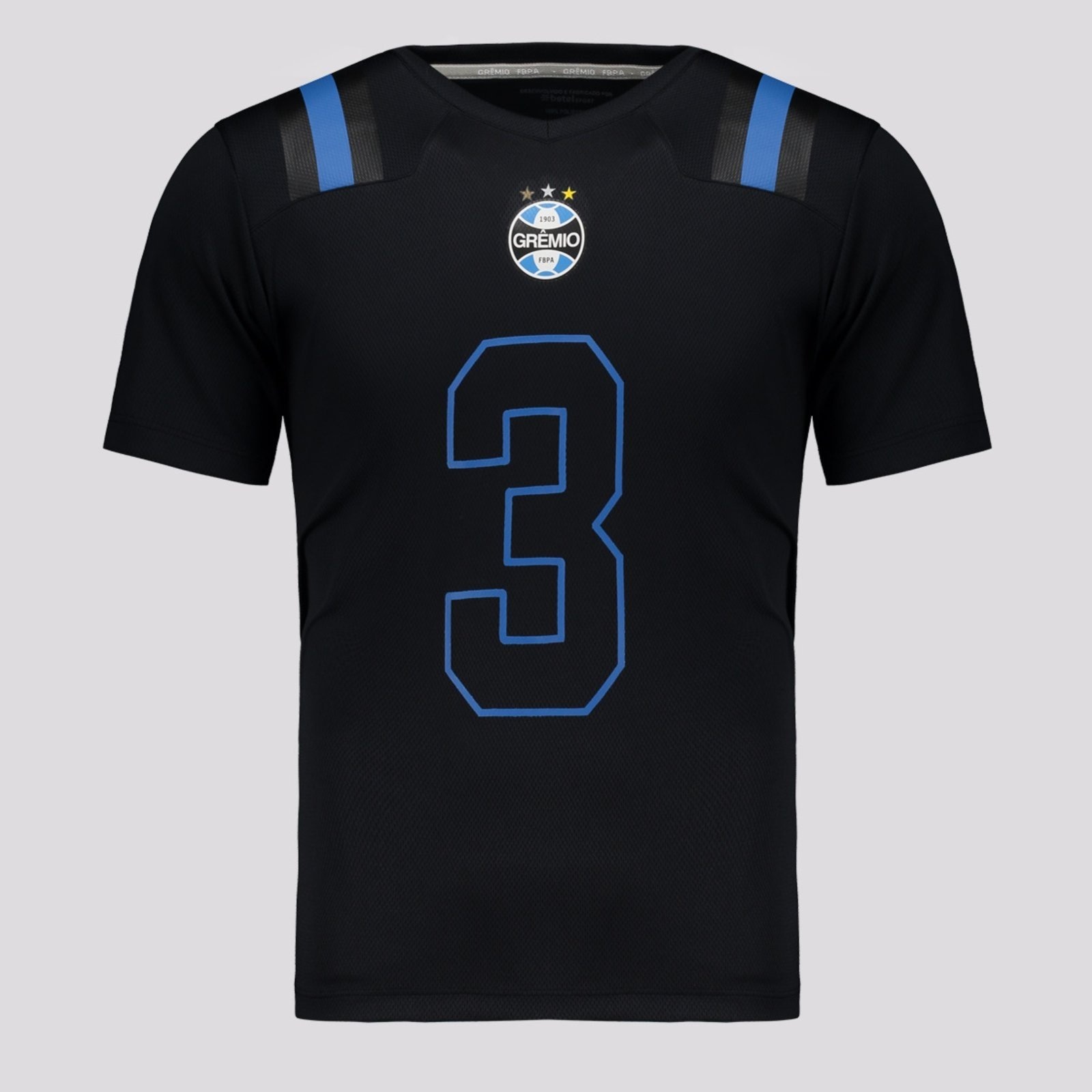 Imagem principal Camisa Grêmio American Football II Preta Betel preto