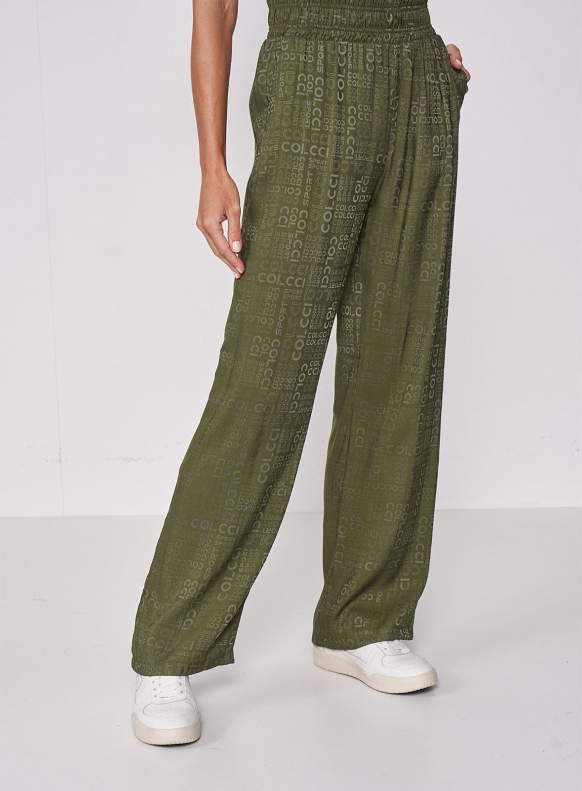 Imagem principal Calça Estampada Com Elástico Colcci Sport Colcci Sport verde