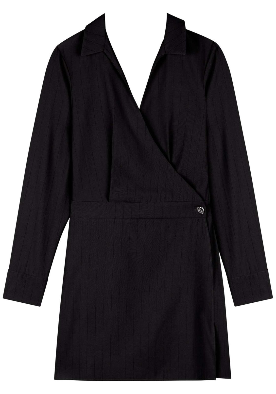 Imagem principal Vestido Lez a Lez Curto Alfaiataria Com Mangas Longas E Riscas De Giz Lez a Lez poás