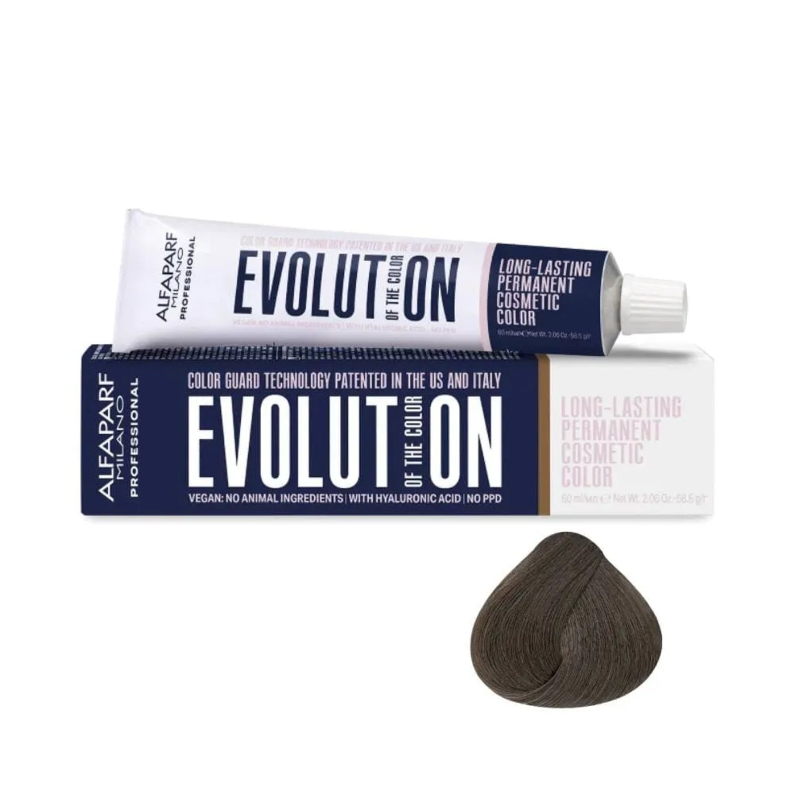 Imagem principal Coloração Alfaparf Milano Evolution Of The Color 6.1 Louro Escuro Cinza Alfaparf incolor