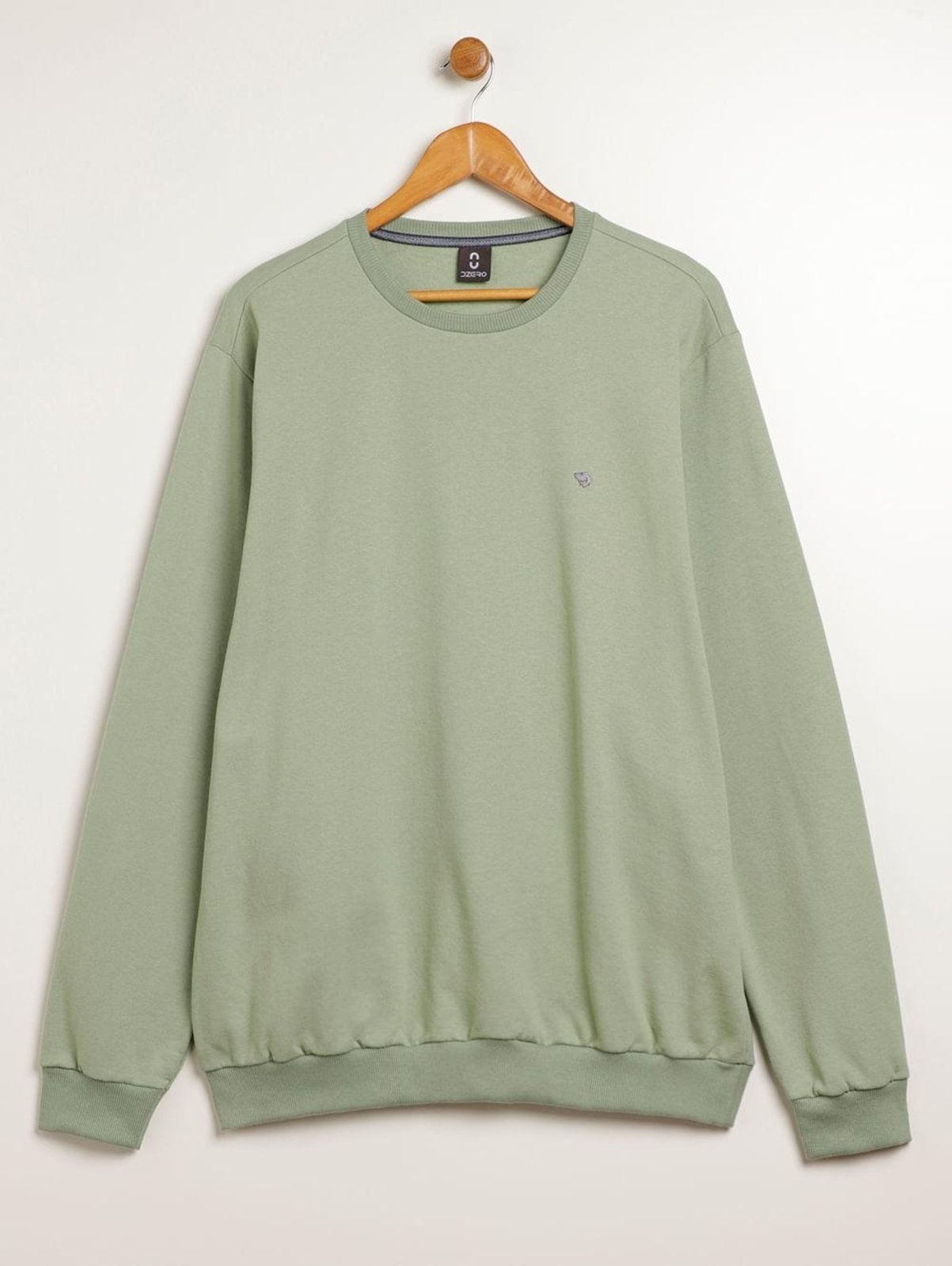 Imagem principal Moletom Básico Plus Size Masculino DZero verde