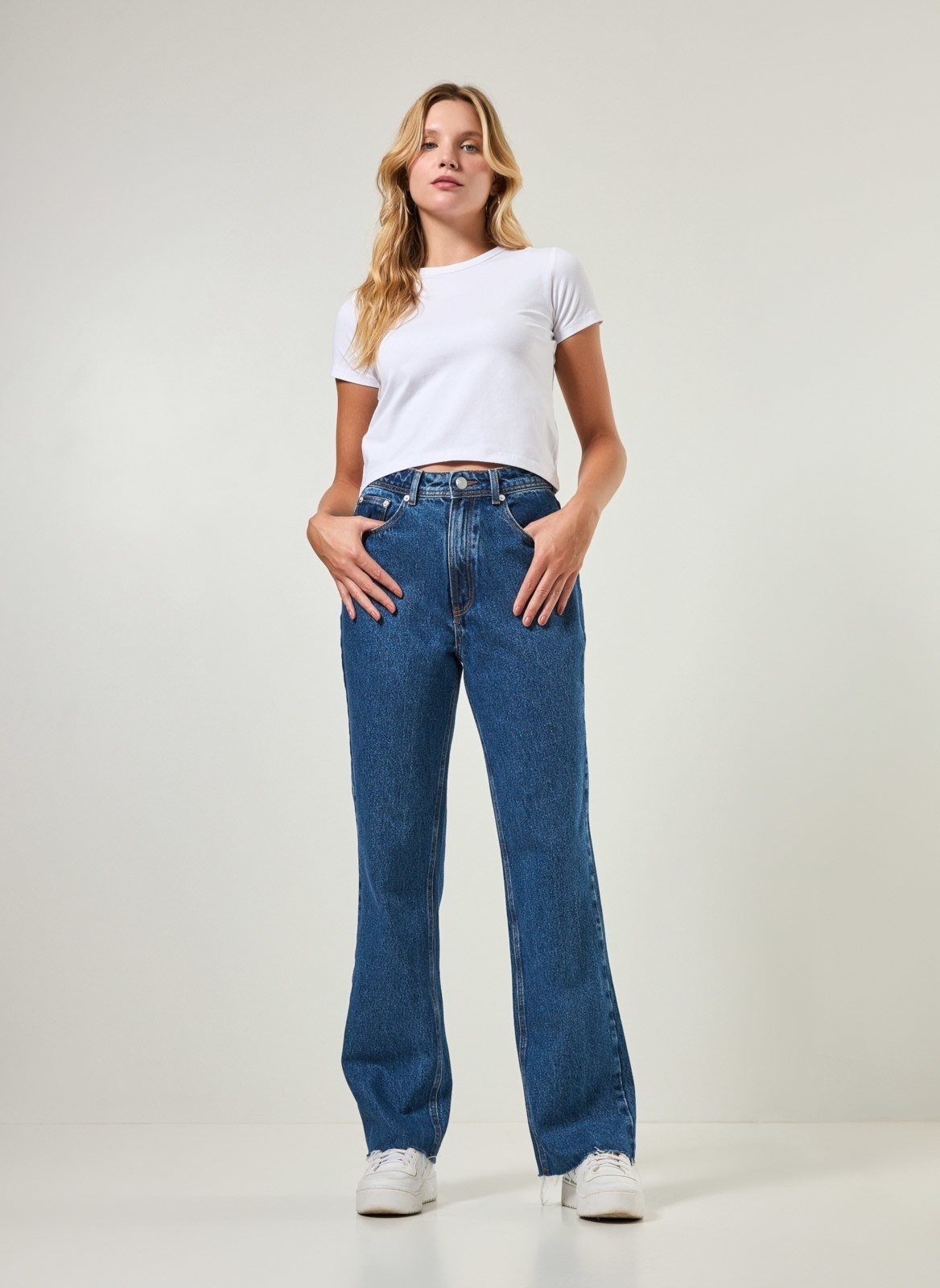 Imagem principal Calça Wide Leg De Cintura Alta Youcom jeans
