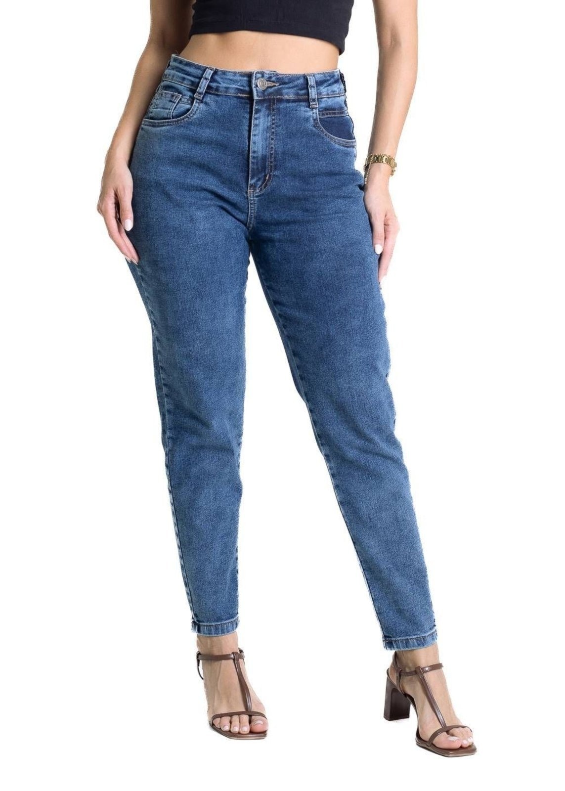 Imagem principal Calça Jeans Sawary Mom - 281667 Sawary azul