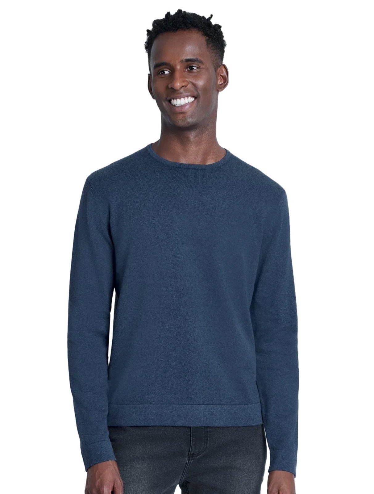 Imagem principal Suéter Aramis Masculino Tricot Crewneck Escuro Aramis azul