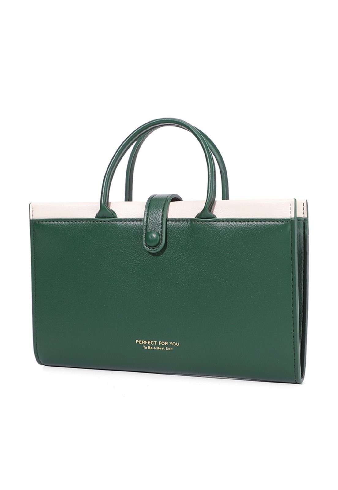 Imagem principal Bolsa Tiracolo Pequena Transversal Alça de Mão Feminina Perfect For You verde