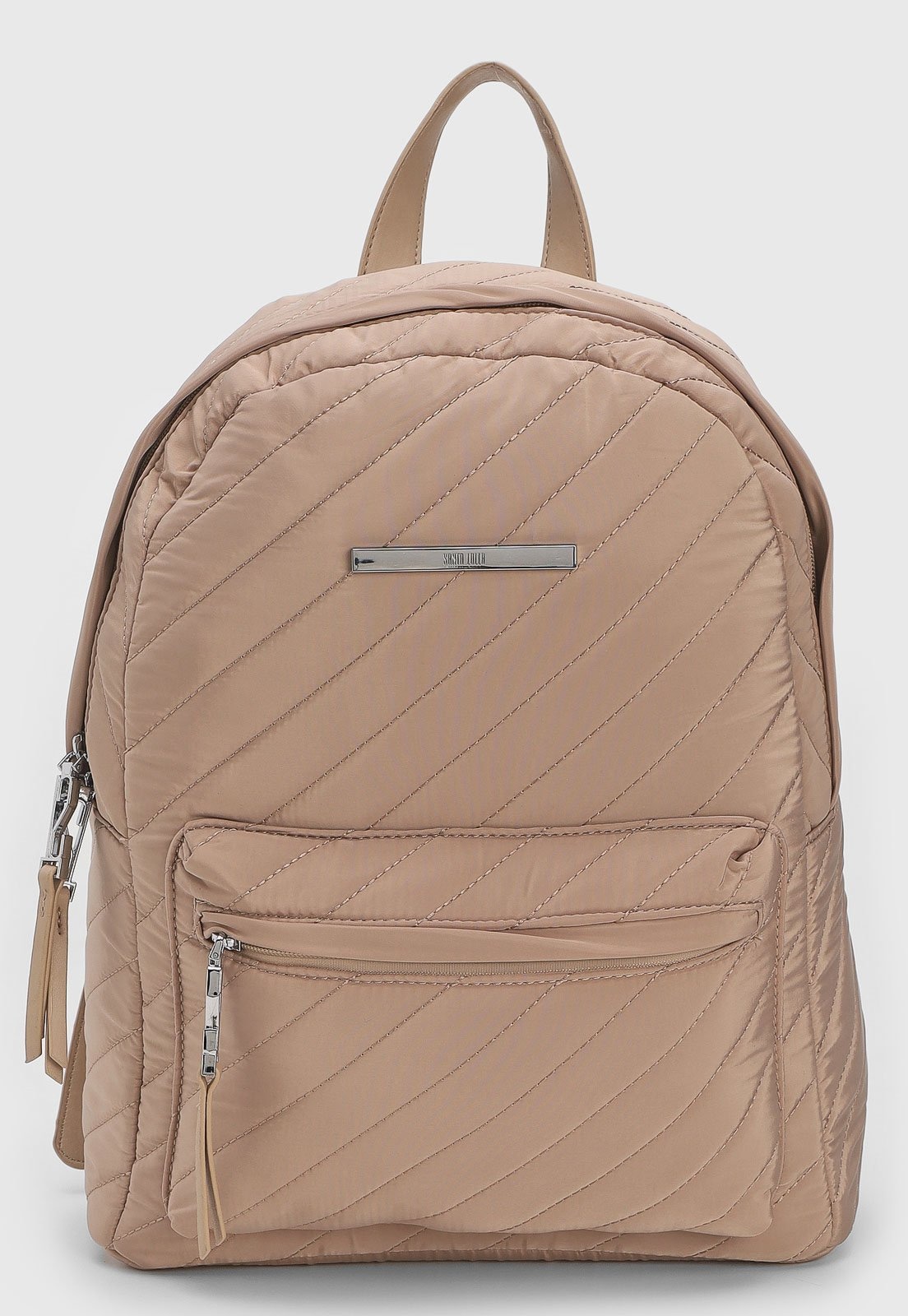 Imagem principal Mochila Feminina Santa Lolla Matelassê Santa Lolla nude