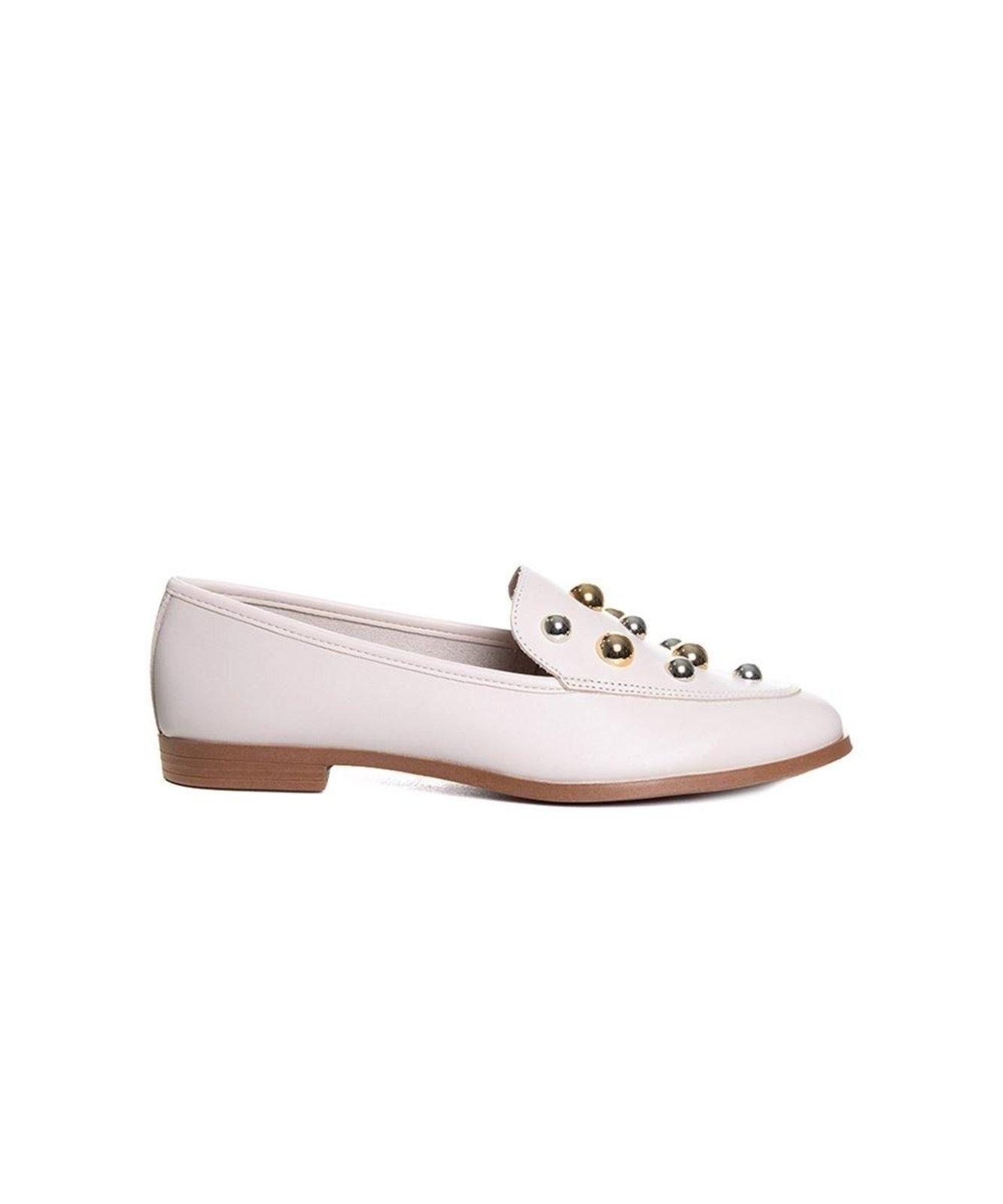 Imagem principal Mocassim Feminino Giulia Domna Couro Off White Incolor Pixolé incolor white