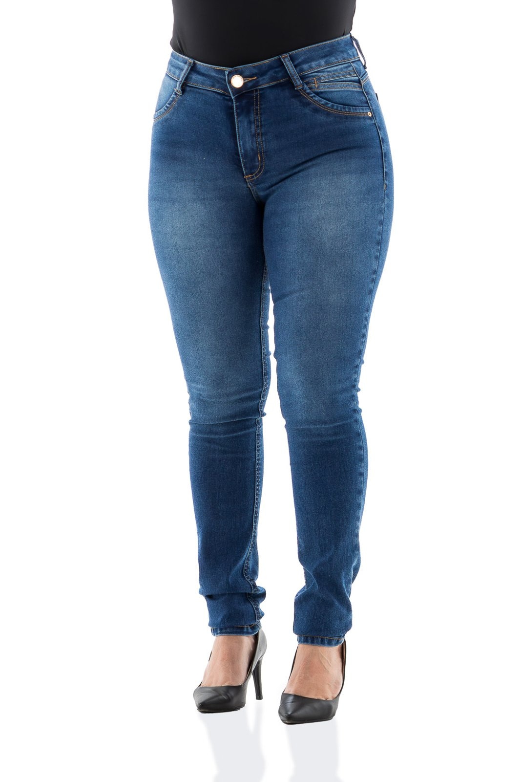 Imagem principal Calça Jeans Feminina Arauto Skinny ARAUTO JEANS azul