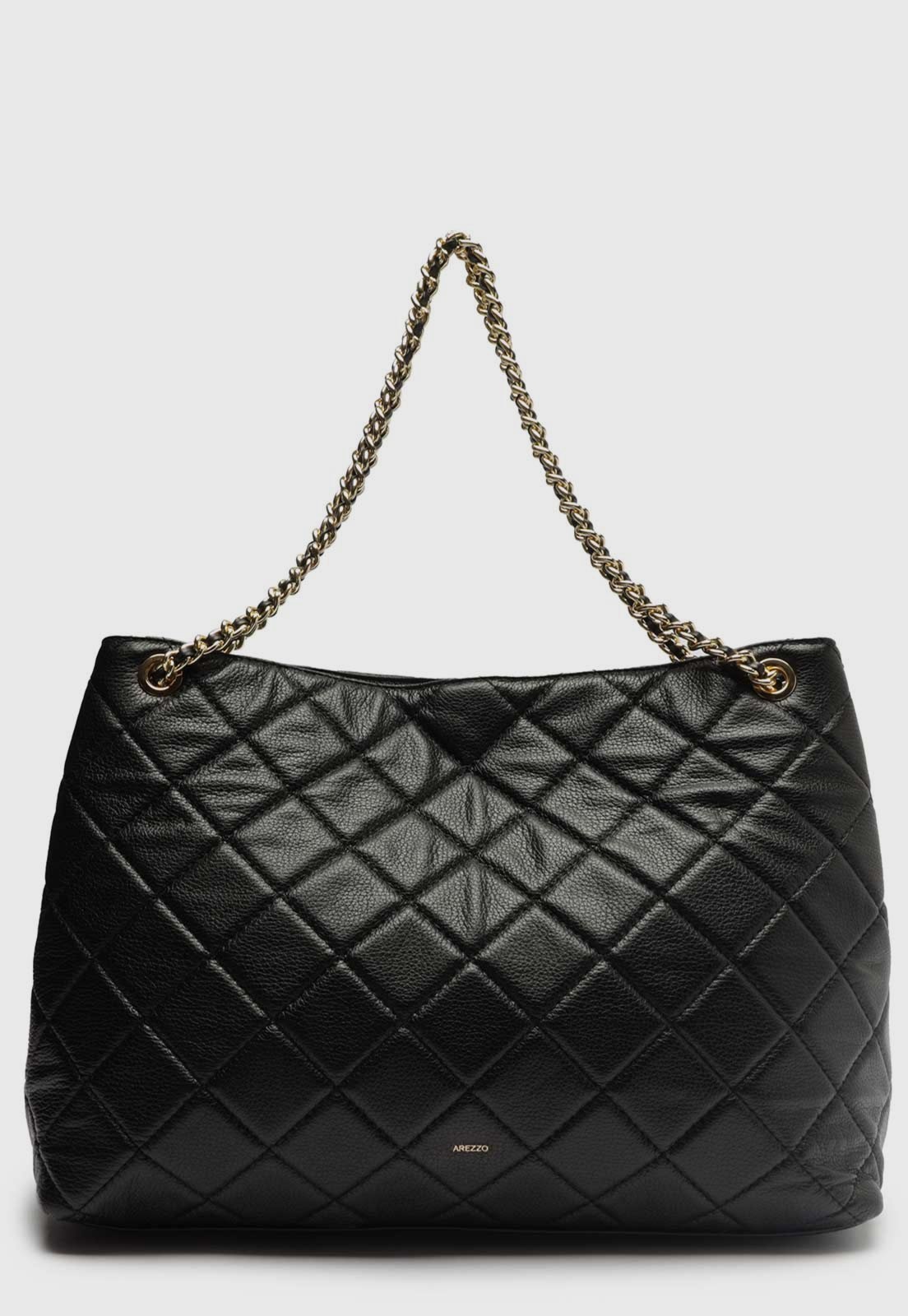 Imagem principal Bolsa Tiracolo Feminina Arezzo Tote Matelassê Preta Arezzo preto