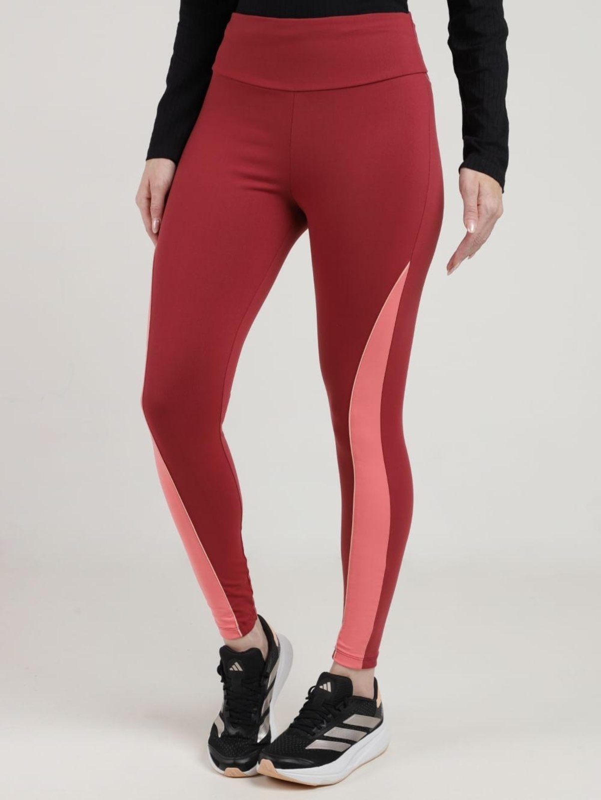 Imagem principal Calça Legging Fitness Com Recortes Vels Feminina BORDO Vels vermelho