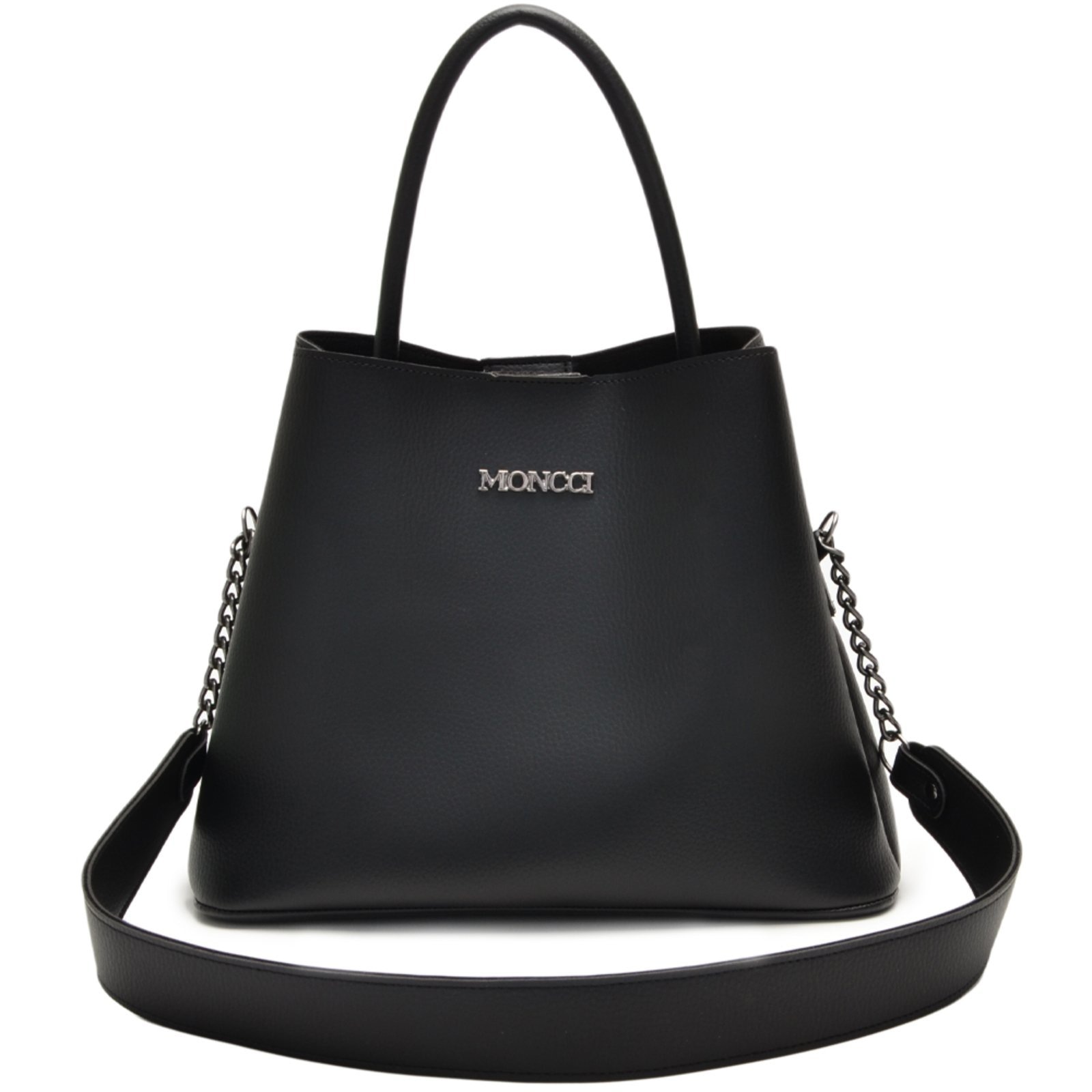 Imagem principal Bolsa Feminina Moncci Saco Tiracolo Madri Preta MONCCI preto