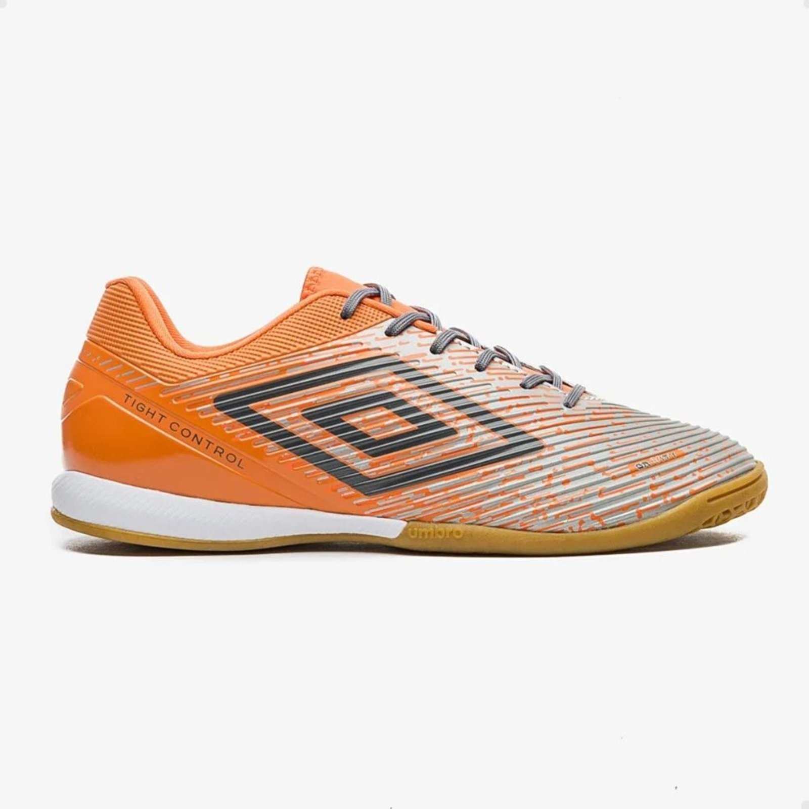 Imagem principal Chuteira Indoor Masculina Umbro Gravity Laranja Umbro cinza