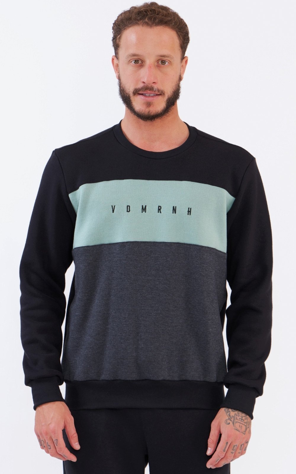 Imagem principal Moletom Careca Vida Marinha Menta Vida Marinha preto