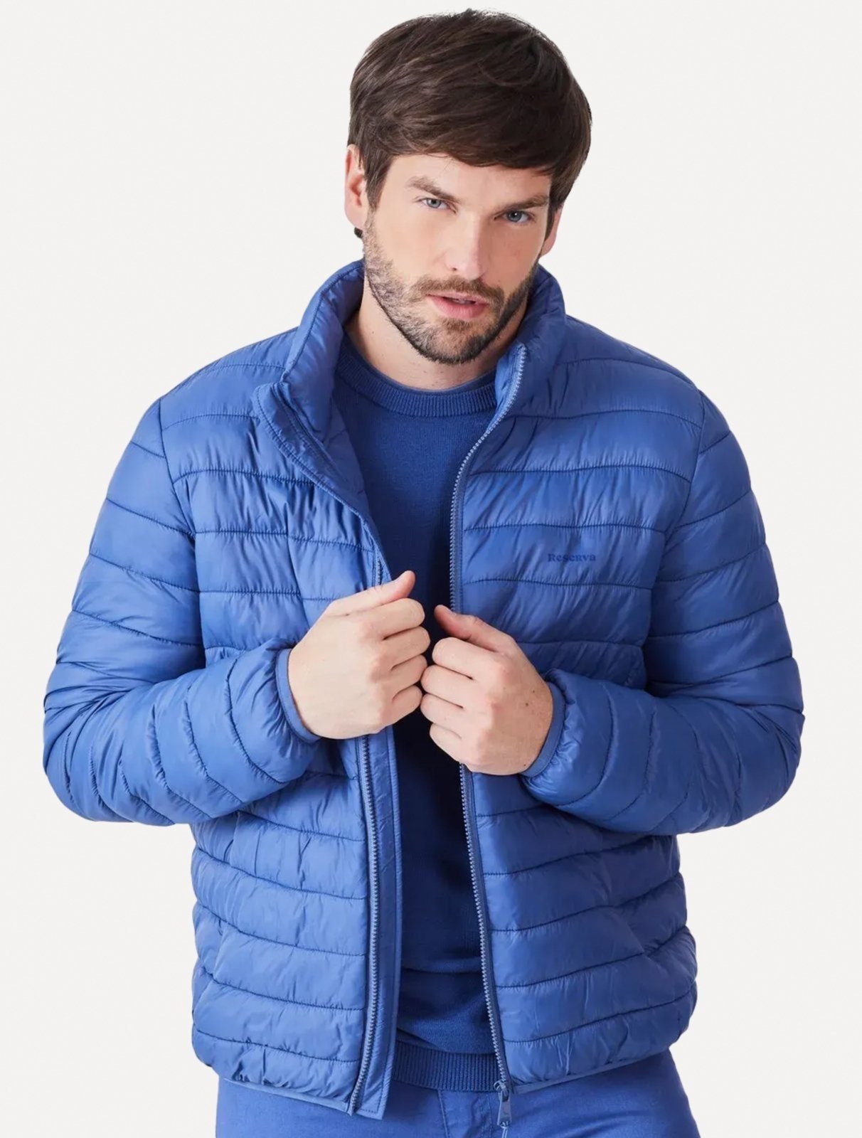 Imagem principal Jaqueta Reserva Masculina Puffer Downtown Packable Reserva azul