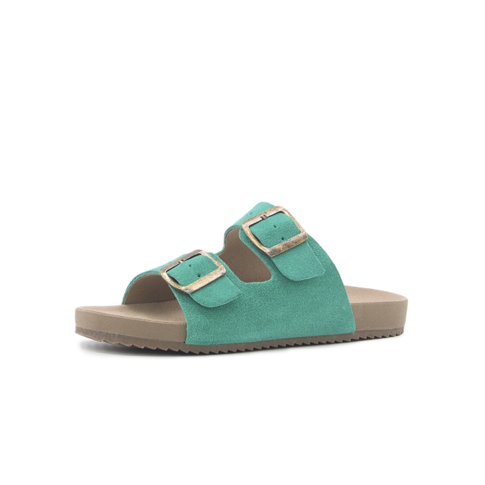 Imagem principal Papete Rasteira Sandalia Couro Agua TELLINI STORE verde