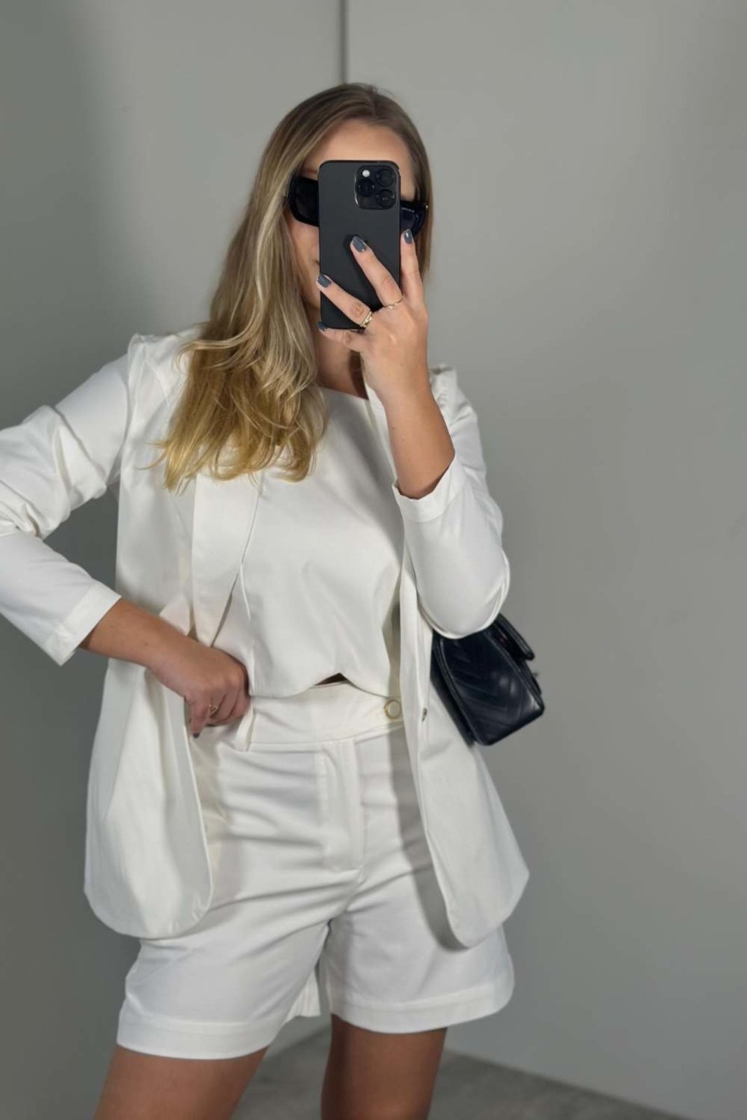 Imagem principal Short Vanibele Alfaiataria Alfaiataria Off-White Vanibele off-white white